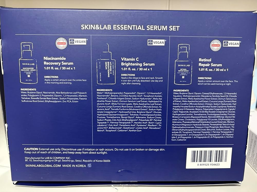SKIN & LAB スキンケアセット SKIN&LAB 15％OFFcp有 ご褒美スキンケアSET！ グルタチオン