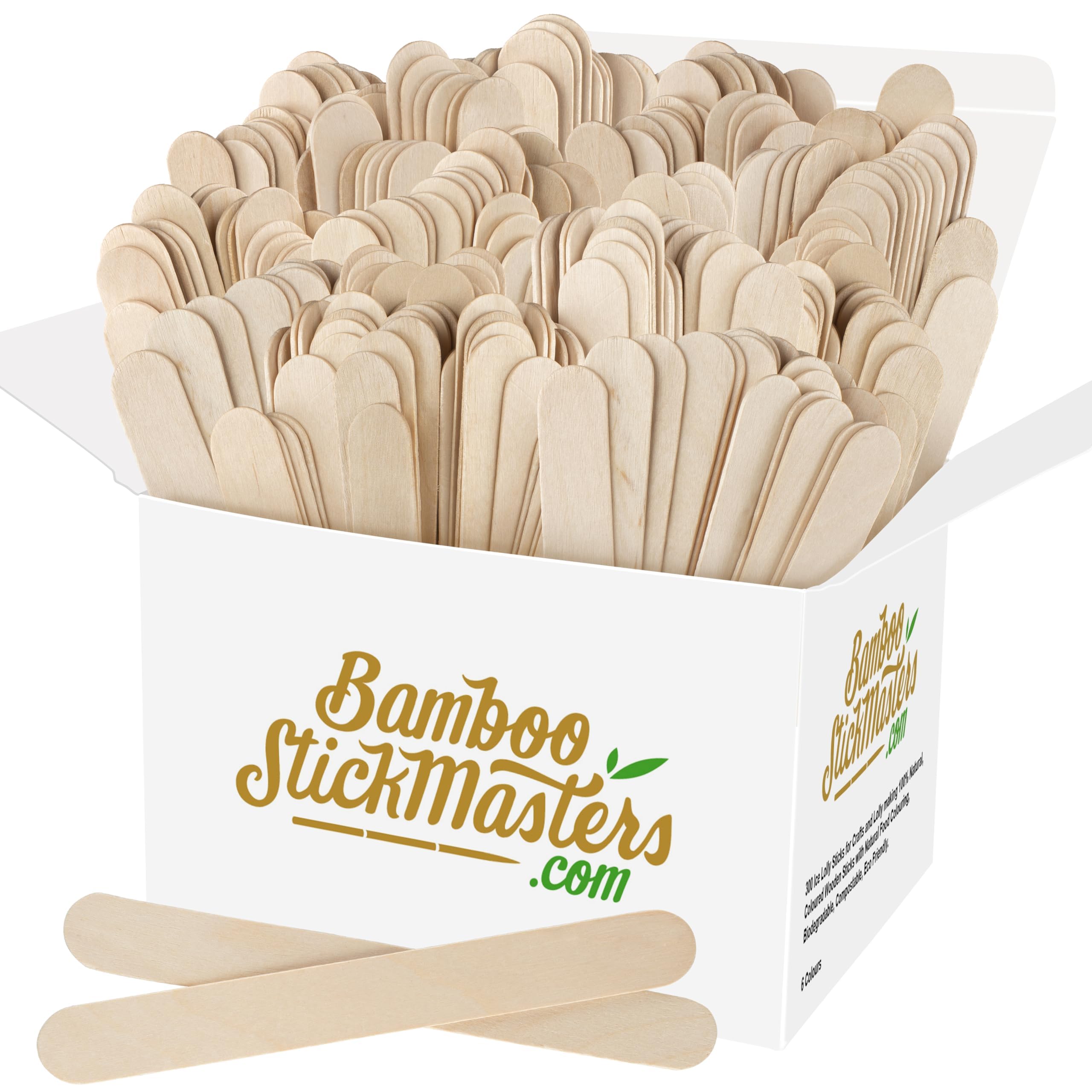 SULOLI Bastoncini Per Lecca-lecca, 150 Bastoncini Per Lecca Lecca, Per Lavori Artigianali, In Legno, Per Ghiaccioli, Bastoncini Di Gelato - Foto 6