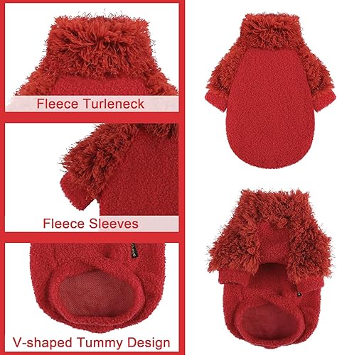 Miniatura 9 de Suéter de forro polar para perro, suéter rosa para perros pequeños, hembras y niños, chaqueta suave para perro, camiseta ligera, ropa para mascotas,