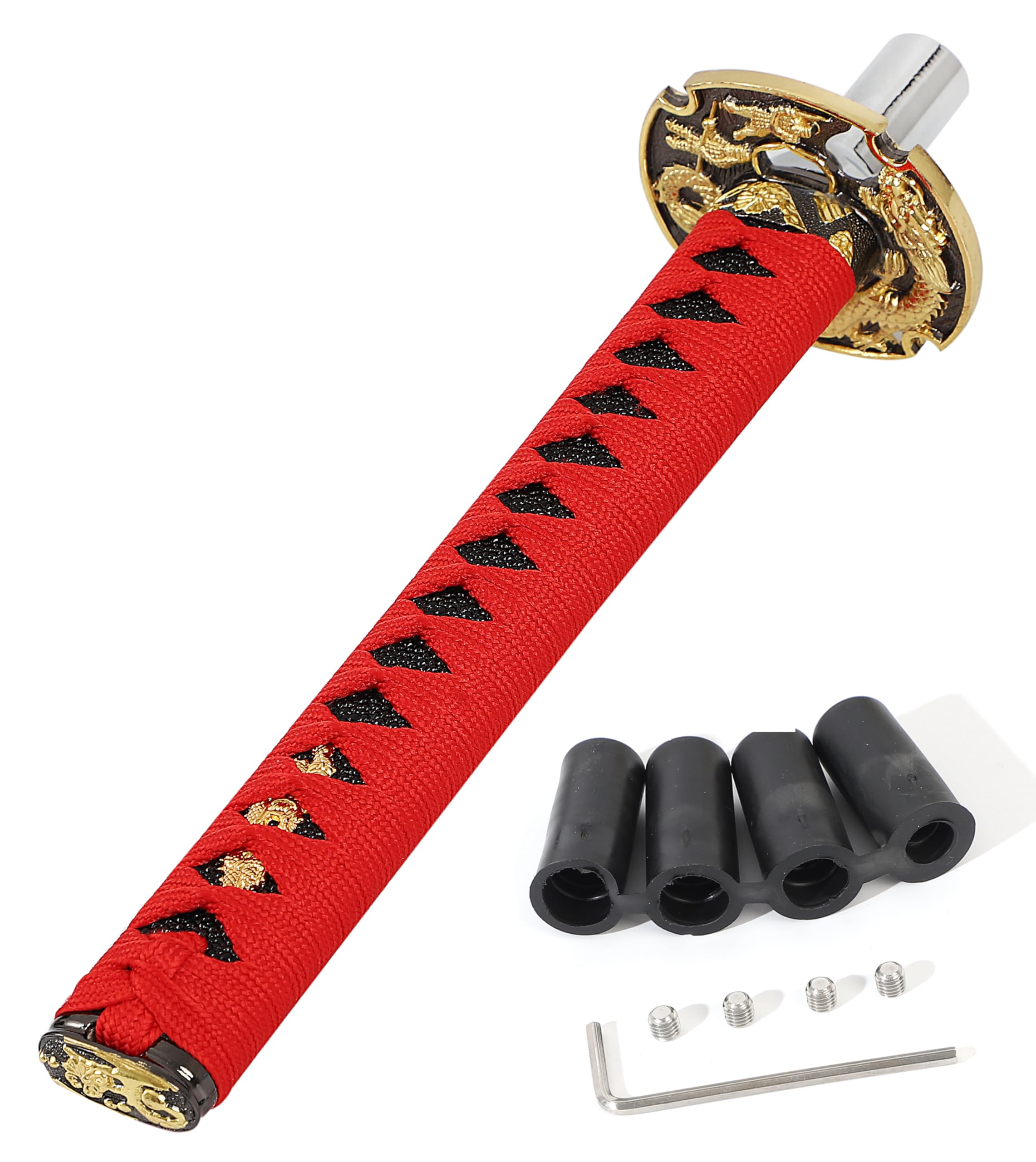Amazon.co.jp: ライフパレット 日本刀シフトノブ ロング 武将 柄 M8