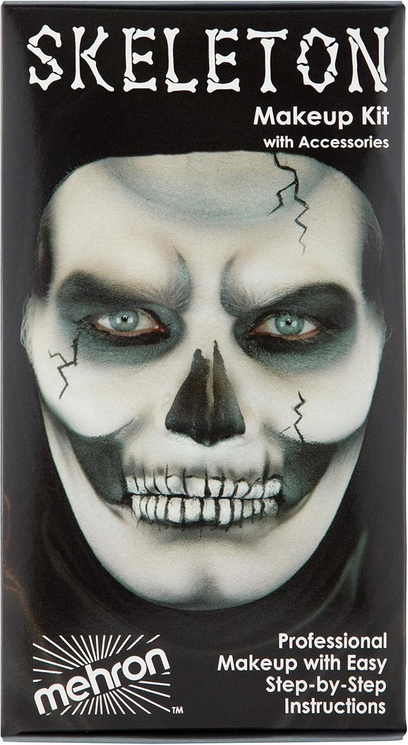 Mehron Makeup Premium Character Kit (Skeleton) : Costume Accessories : Beauty