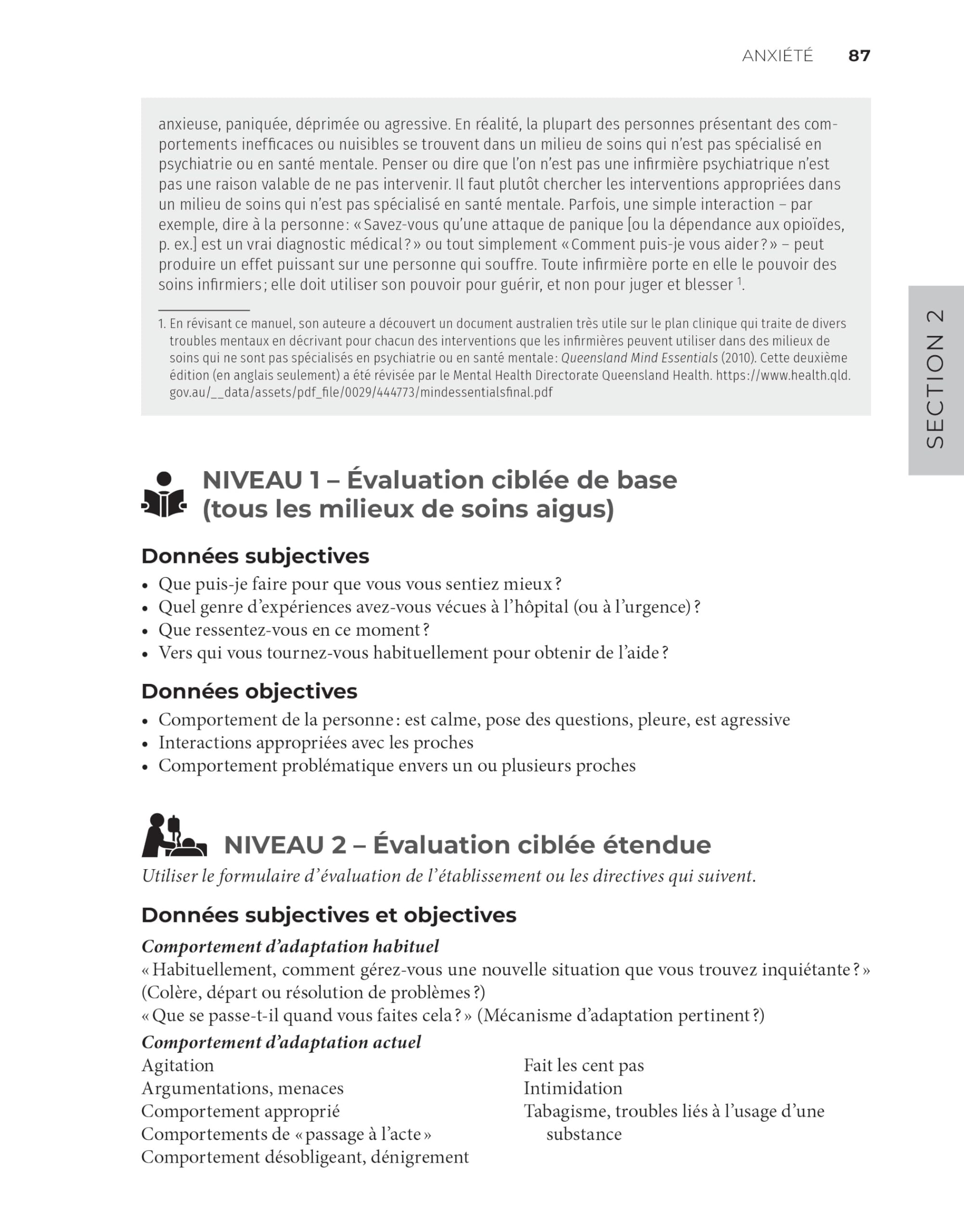 Manuel de diagnostics infirmiers: Apport essentiel aux constats d?évaluation et directives infirmières