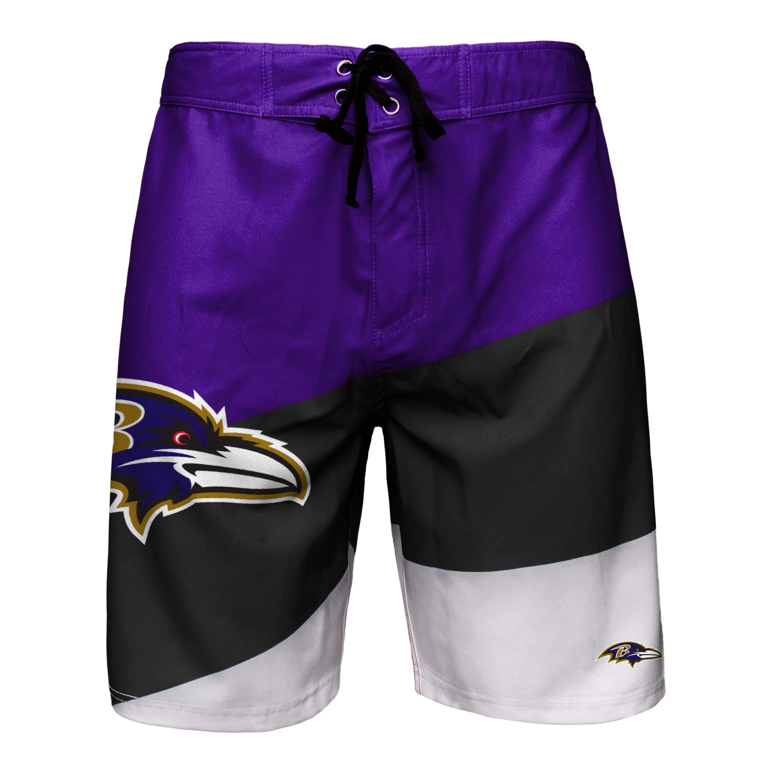 FOCO Mens NFL Team Logo Color Dive Swim Boardshorts