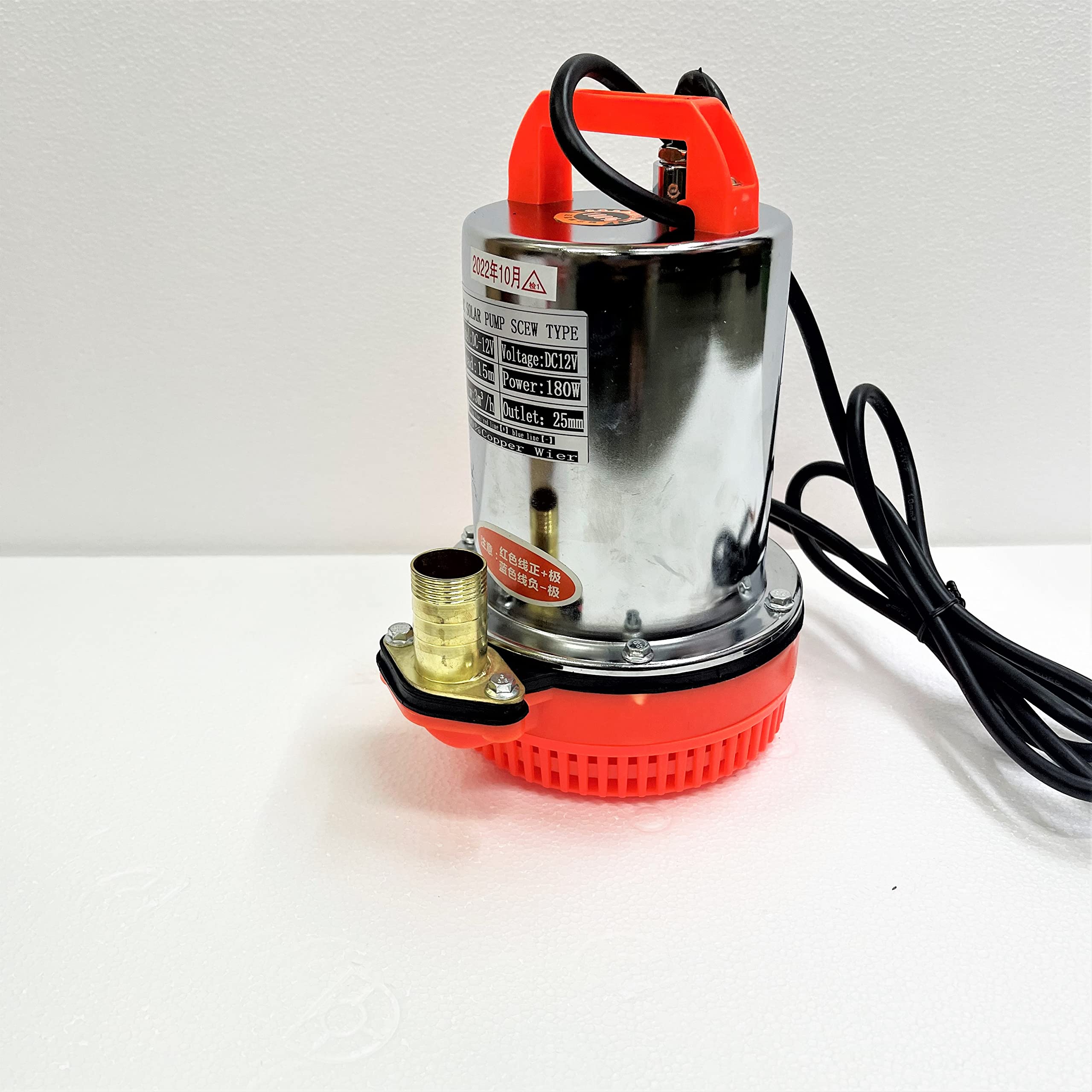 ANMSALES 12V Dewatering Pump Submersible Water Pump Fountain Pump.. DC Pump Solar Pump. (12V 180w 3000L/Hr 15Mtr) (B0BTDJTJFT) Amazon Price History, Amazon Price Tracker