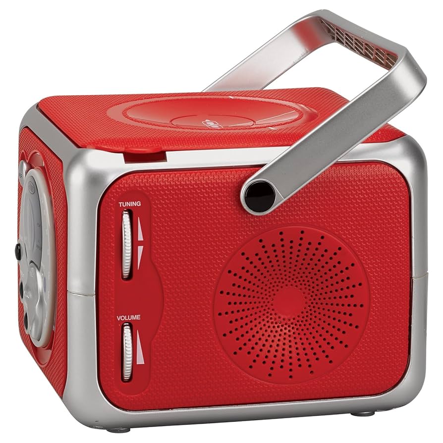Amazon.com: Jensen CD-555RS Red CD Bluetooth Boombox