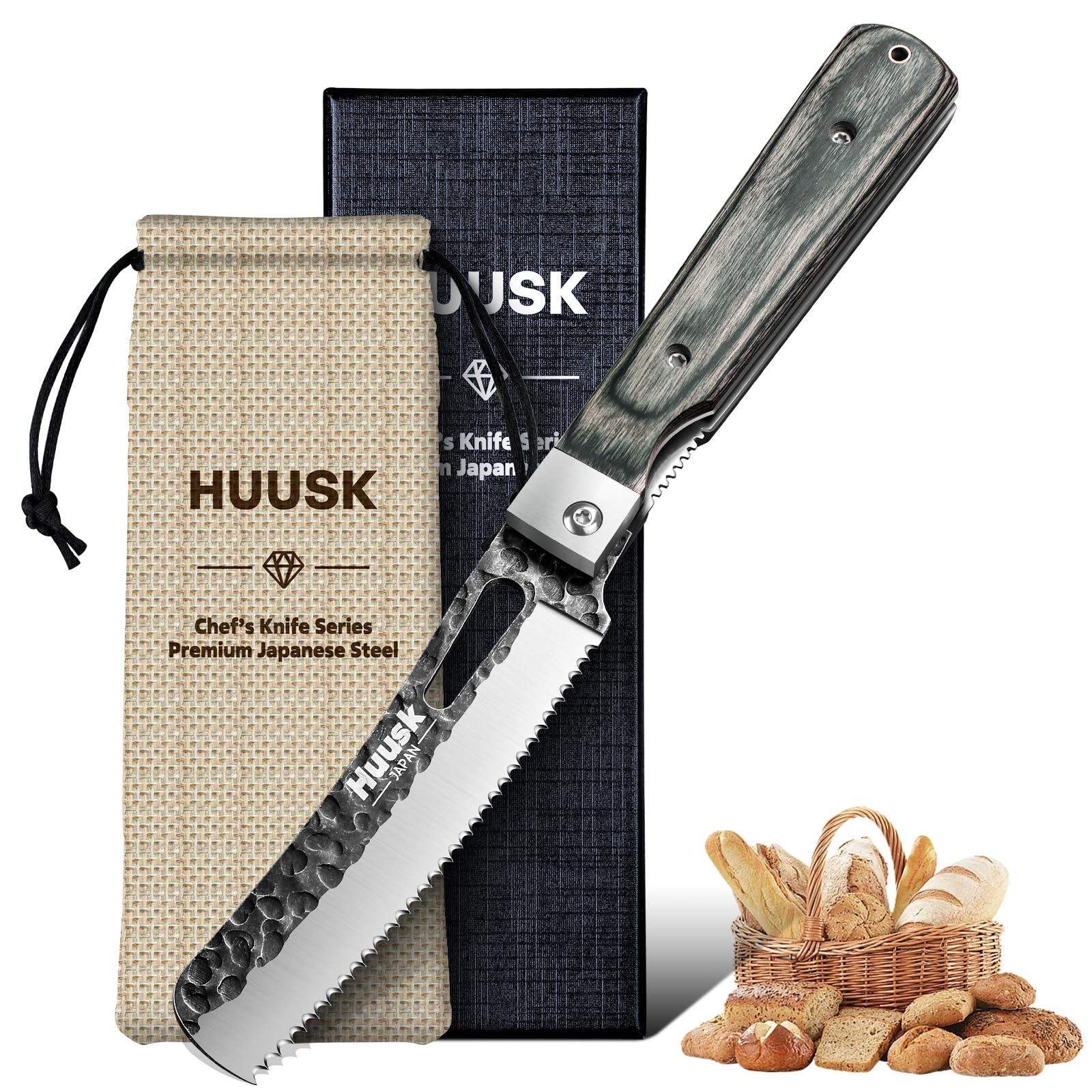 Huusk Japanese Folding Santoku Knife - Pocket Chef Knife — Amazon image 11
