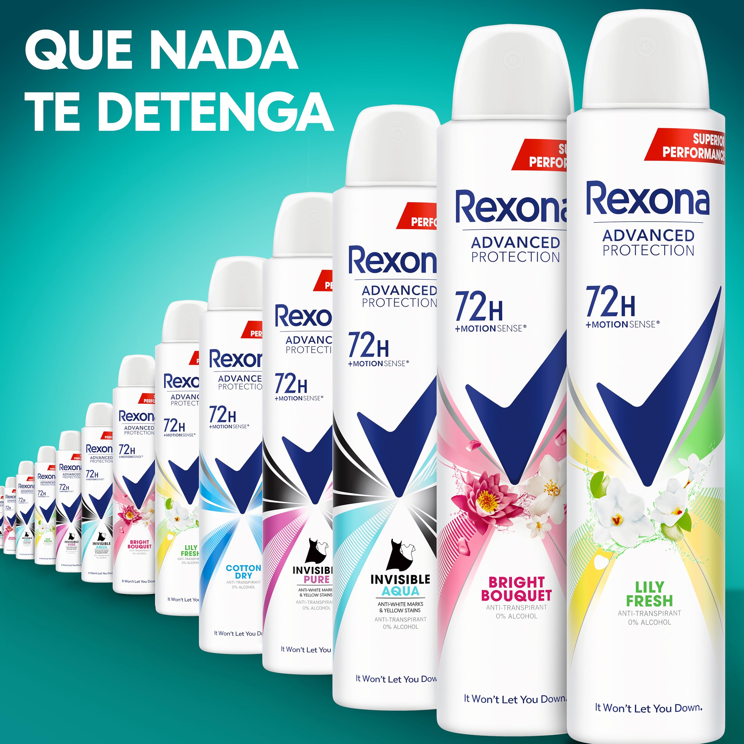 Rexona Deodorant Spray Advanced Protection 72h Lily Fresh