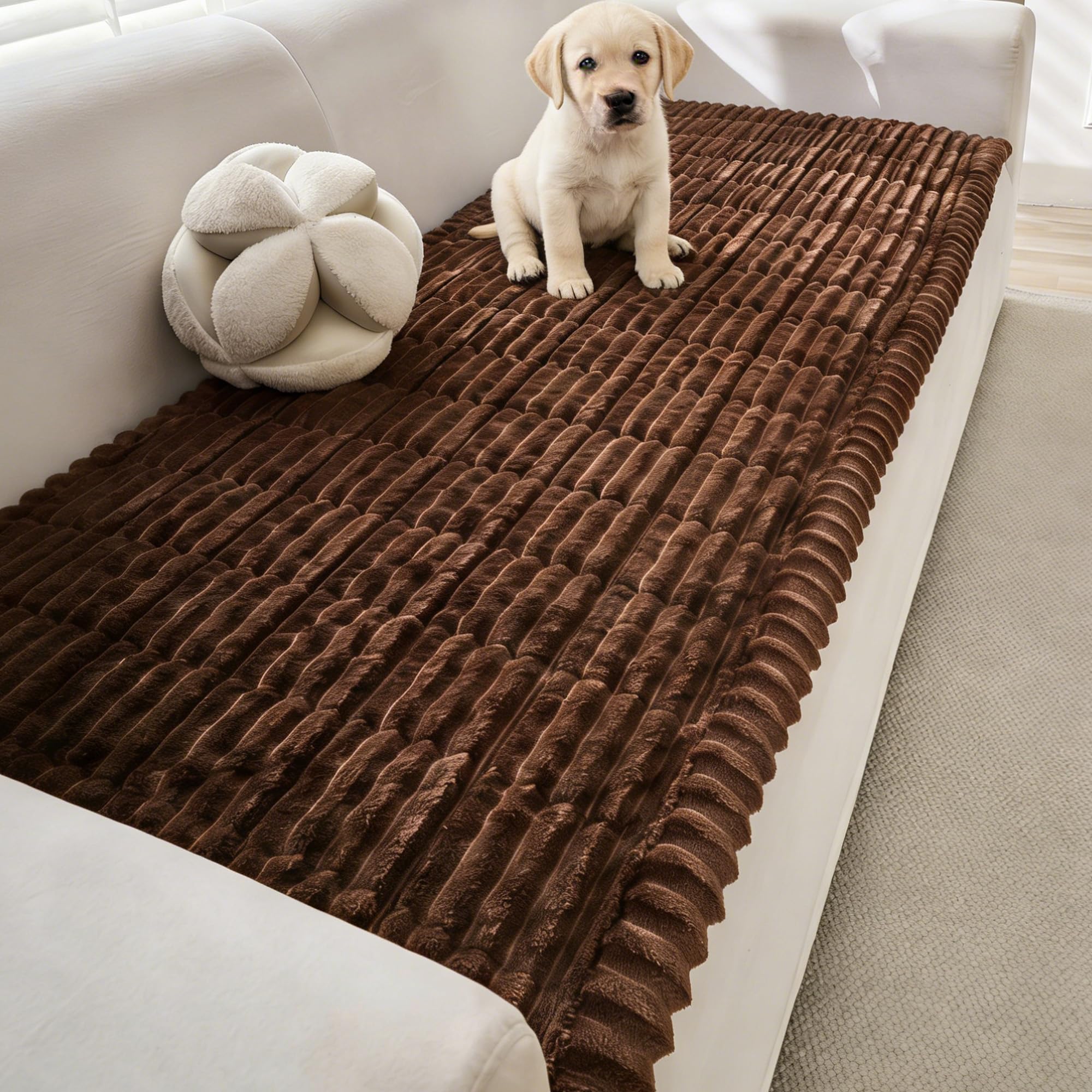 Mivnue Fuzzy Pet Couch Cover