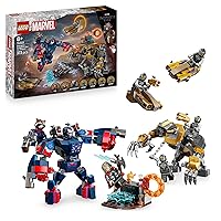 LEGO ǀ Marvel Avengers: Endgame Thor Contro Chitauri - Giocattolo con Mech