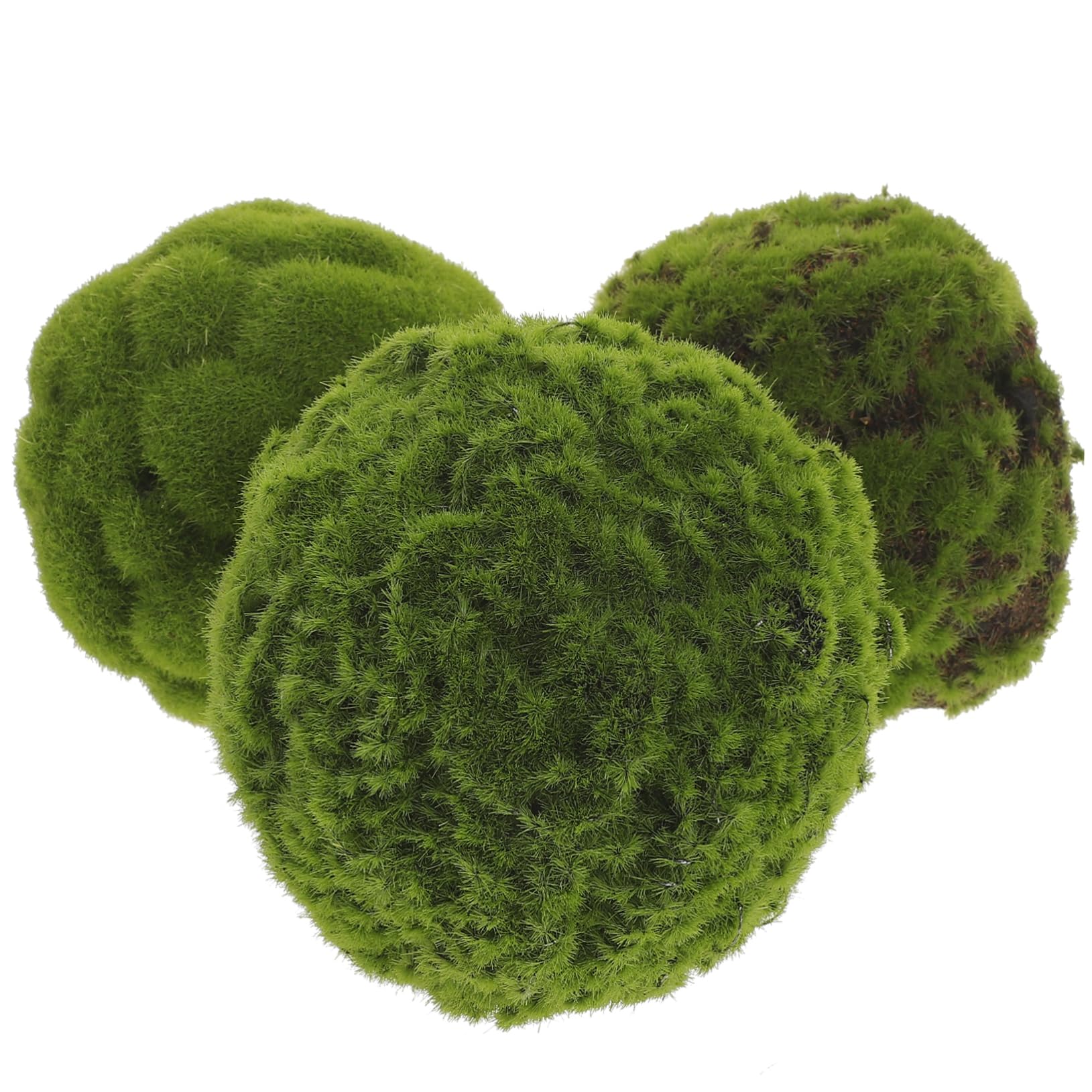 Bolas decorativas de musgo falsas PRETYZOOM de 10 cm para decoración jardín e interior