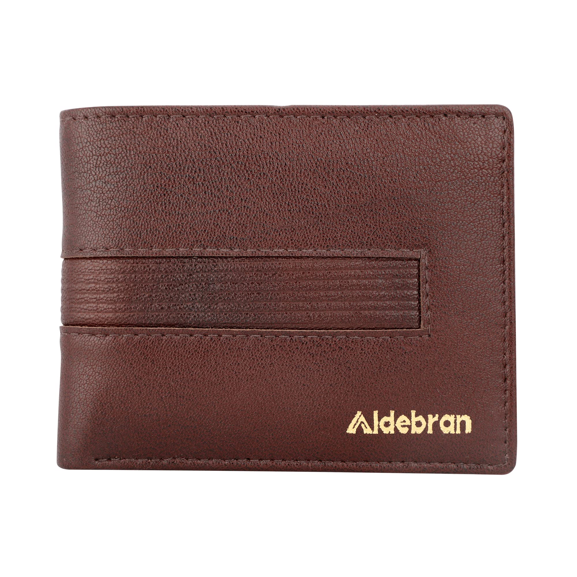 Premium Design Men's Leather Wallet - RFID Protected, Dual Color, Durable Bi-Fold Card Holder Purse with High Storage Capacity - Ideal for Travel, Outdoors, Sports & Bikers