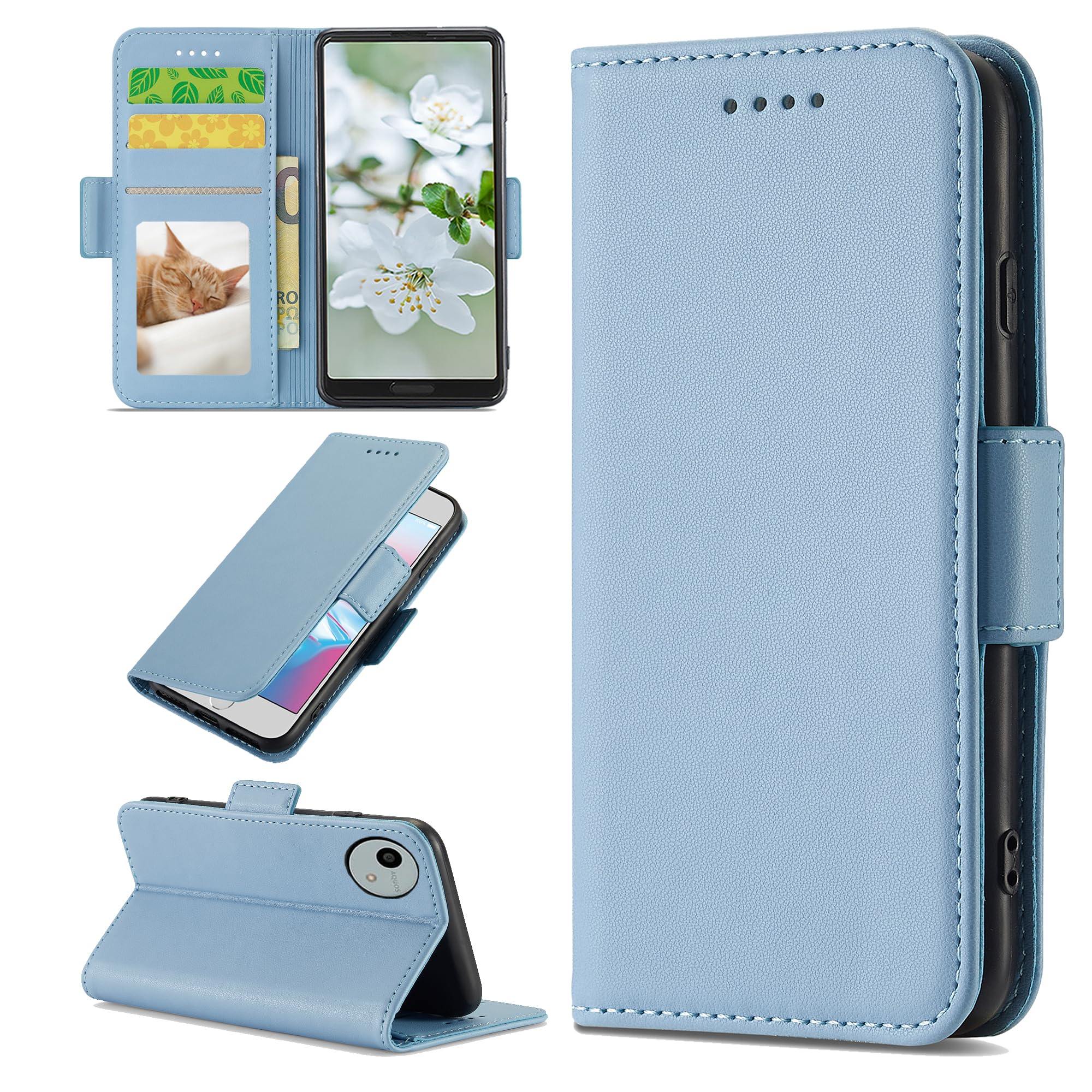 AQUOS wish 5 SH-52F 青 AQUOS wish ☆新品 未使用 SIMフリー wish5 SH-52F 64GB ミソラ ブルー