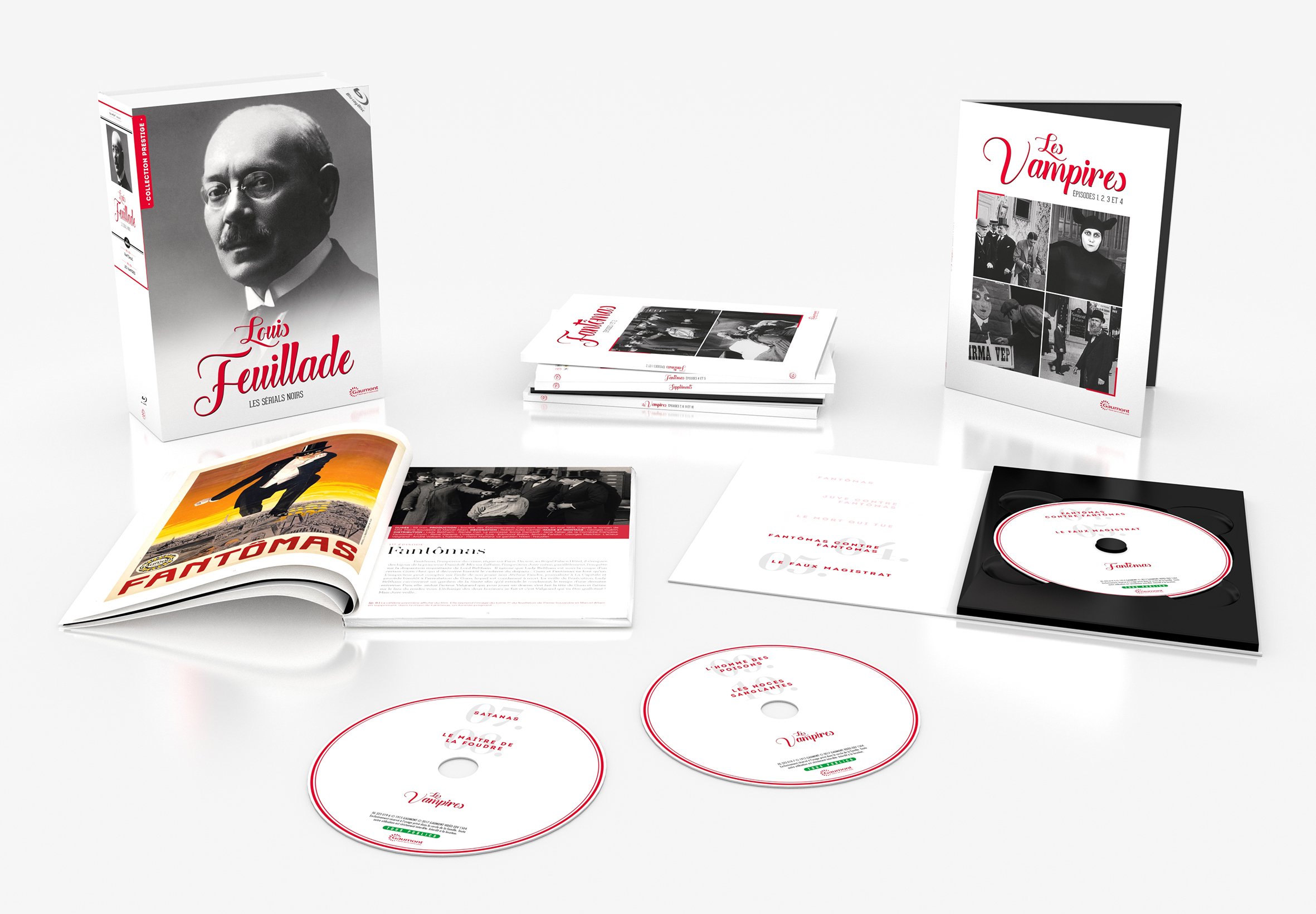 Coffret Louis Feuillade ? les Sérials noirs (Fantomas & Les Vampires) [Francia] [Blu-ray]