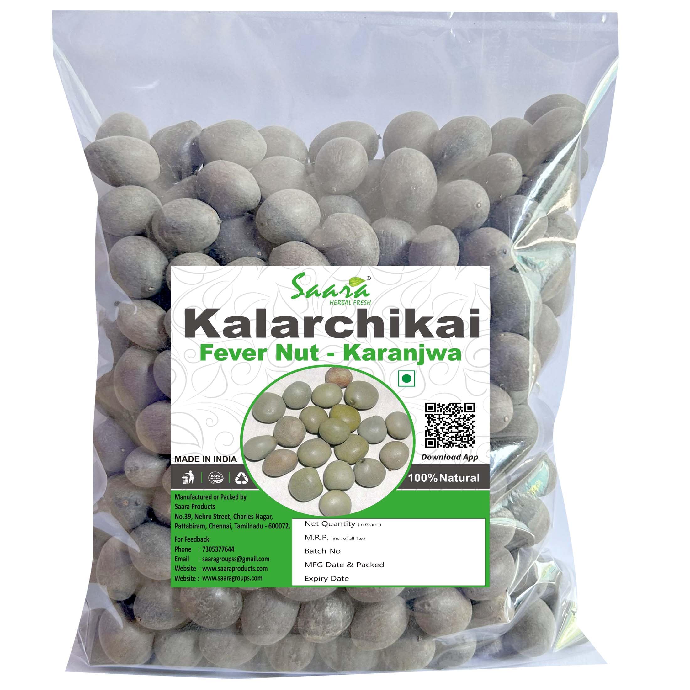 SAARA : Kalarchikai (Caesalpinia Bonducella) 200g