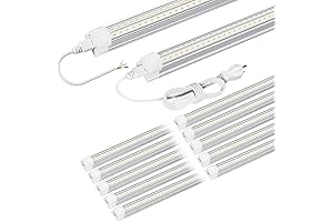 8ft LED Shop Light Fixture with 8 LED Strip Lights