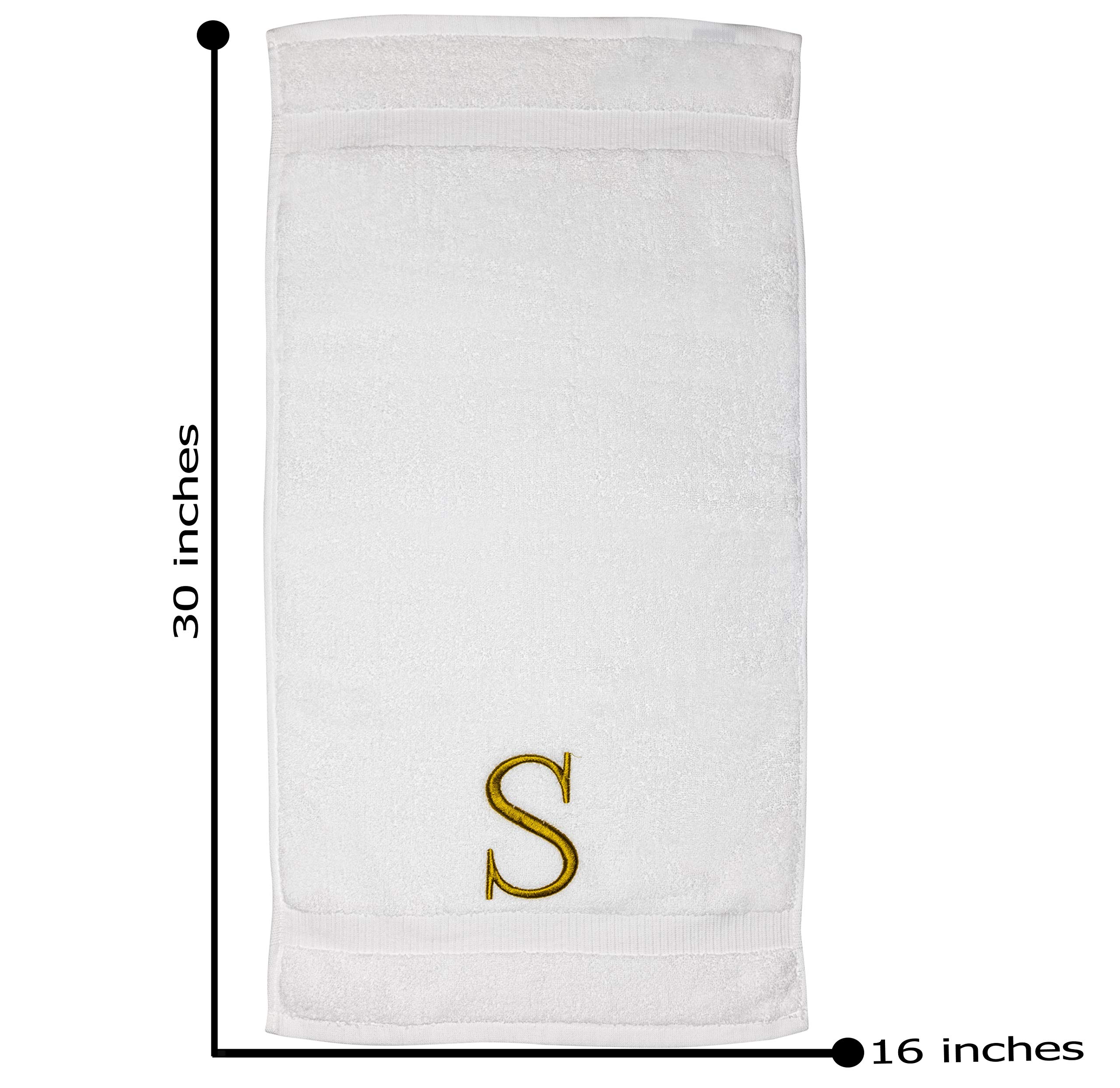 Monogrammierte Handtücher/Papierservietten – Mit Blumen-Buchstabe C, 32 Stück