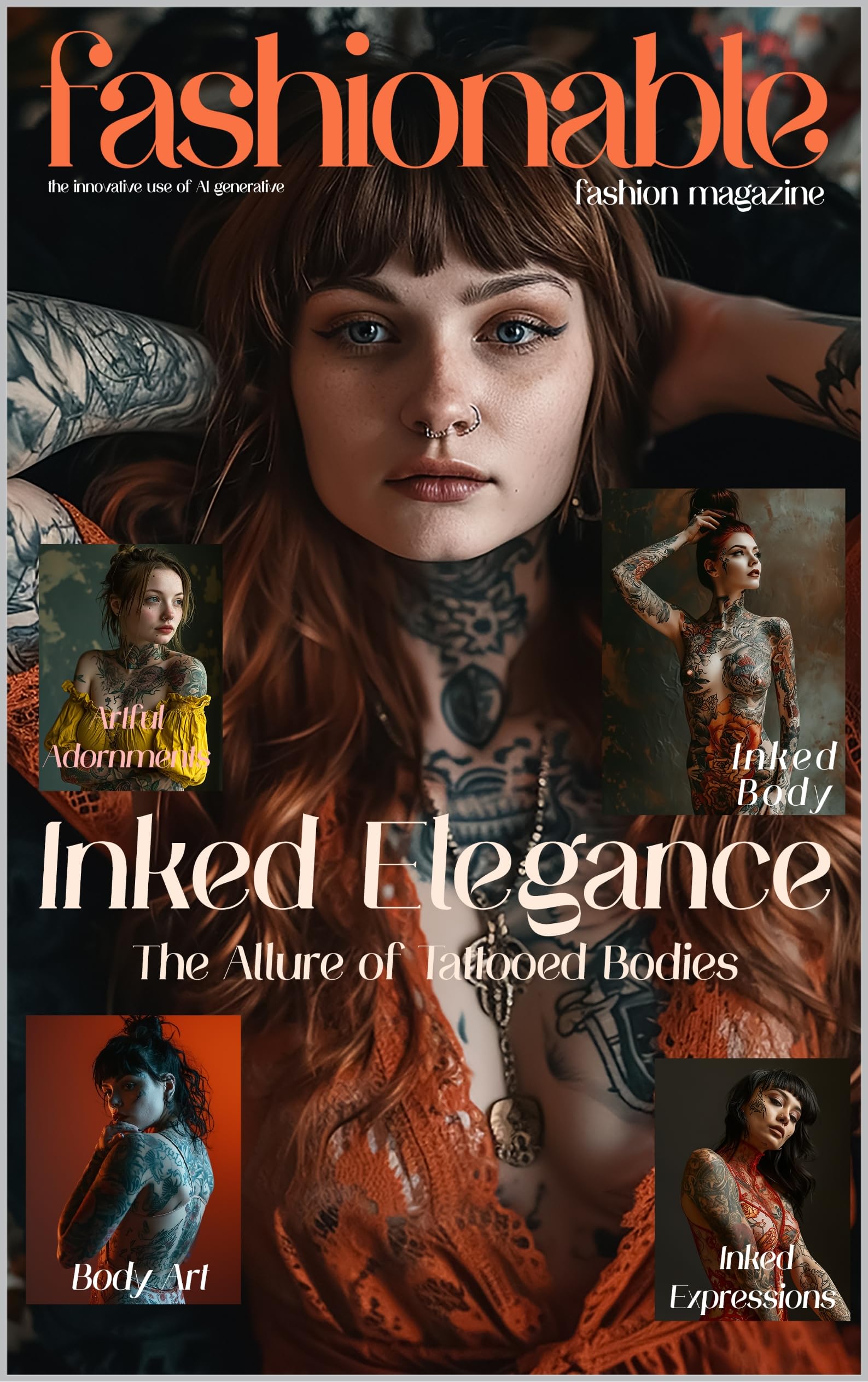 Art du tatouage et IA Inked Elegance livre d'inspiration graphique