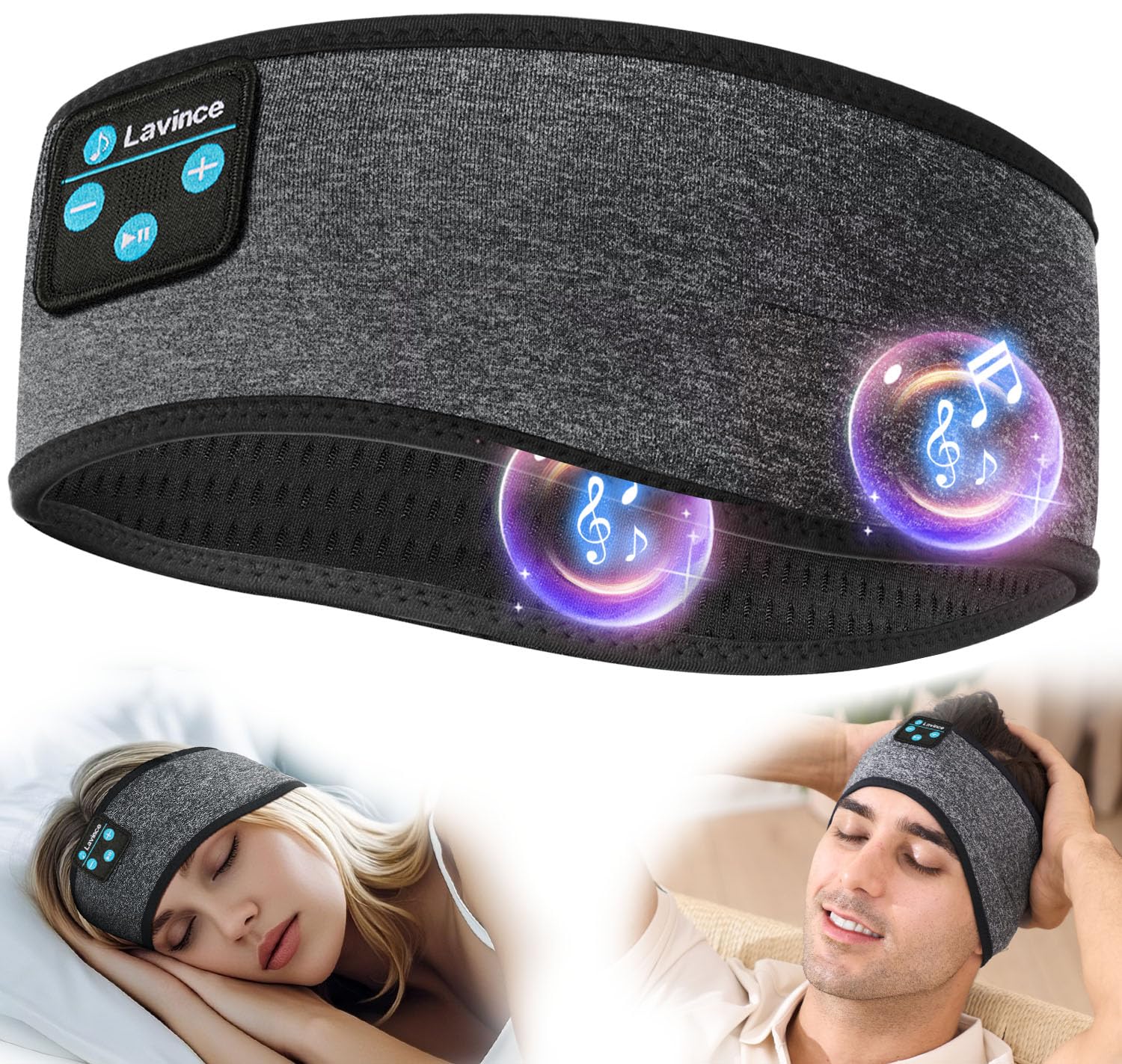 Sleep Headphones Sleeping Headphones Bluetooth Headband Earphones Comfy Side Sleeping Earbuds with High Definition Stereo Speakers Electronics for