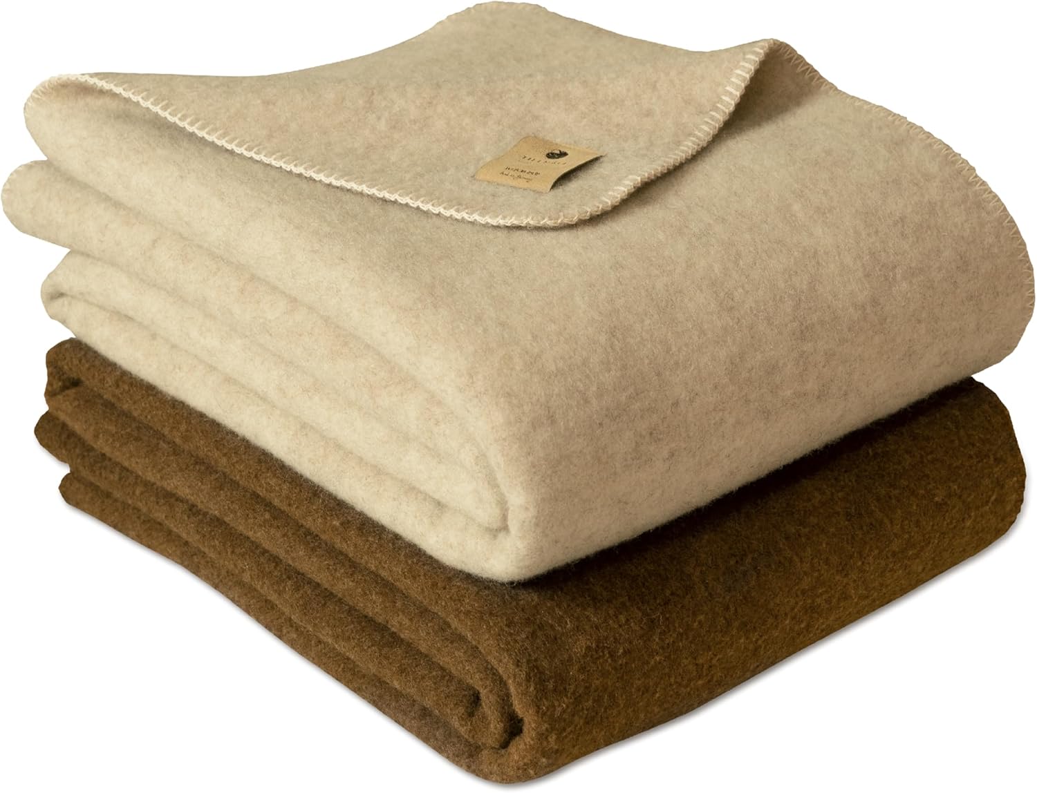 TILLHÅLL Virgin Wool Blanket Made of 100 Pure Organic Wool, Merino