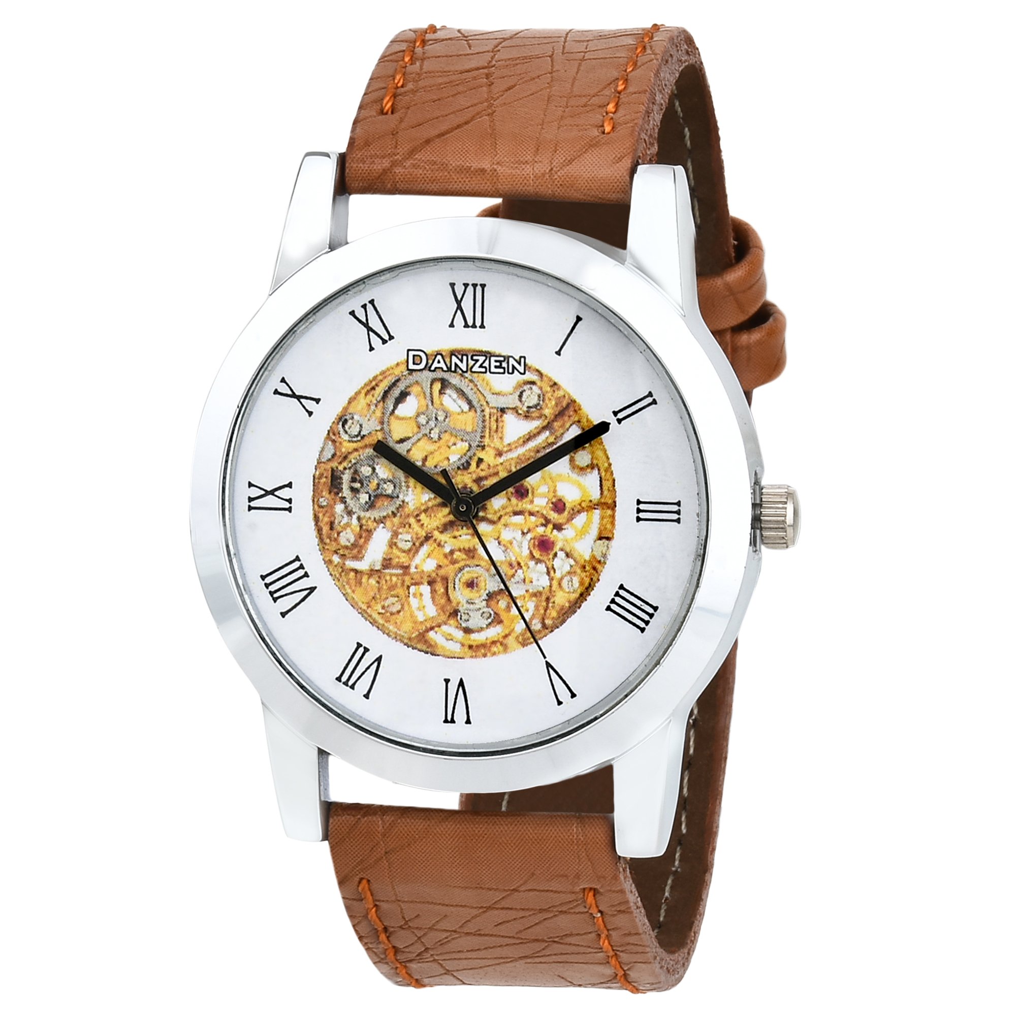 DANZEN White dial Wrist Watch for Men (B06XDN8S18) Amazon Price History, Amazon Price Tracker