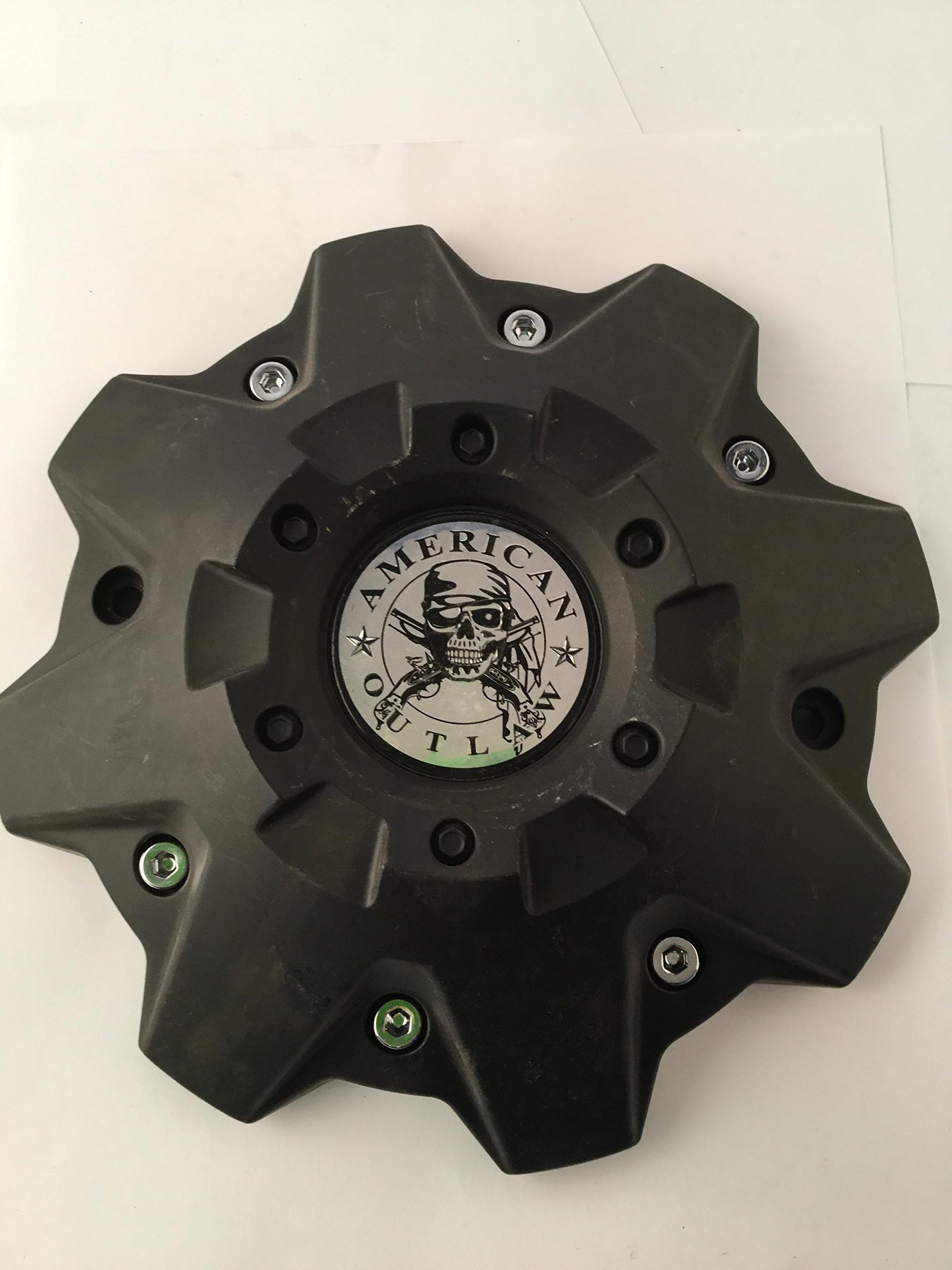 American Outlaw Wheels BC-845 Black Screw in Center Cap
