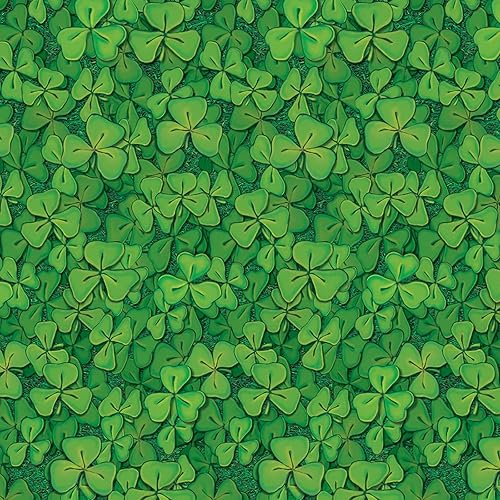 Accesorios decorativos de temporada para vacaciones Fondo de campo de trébol