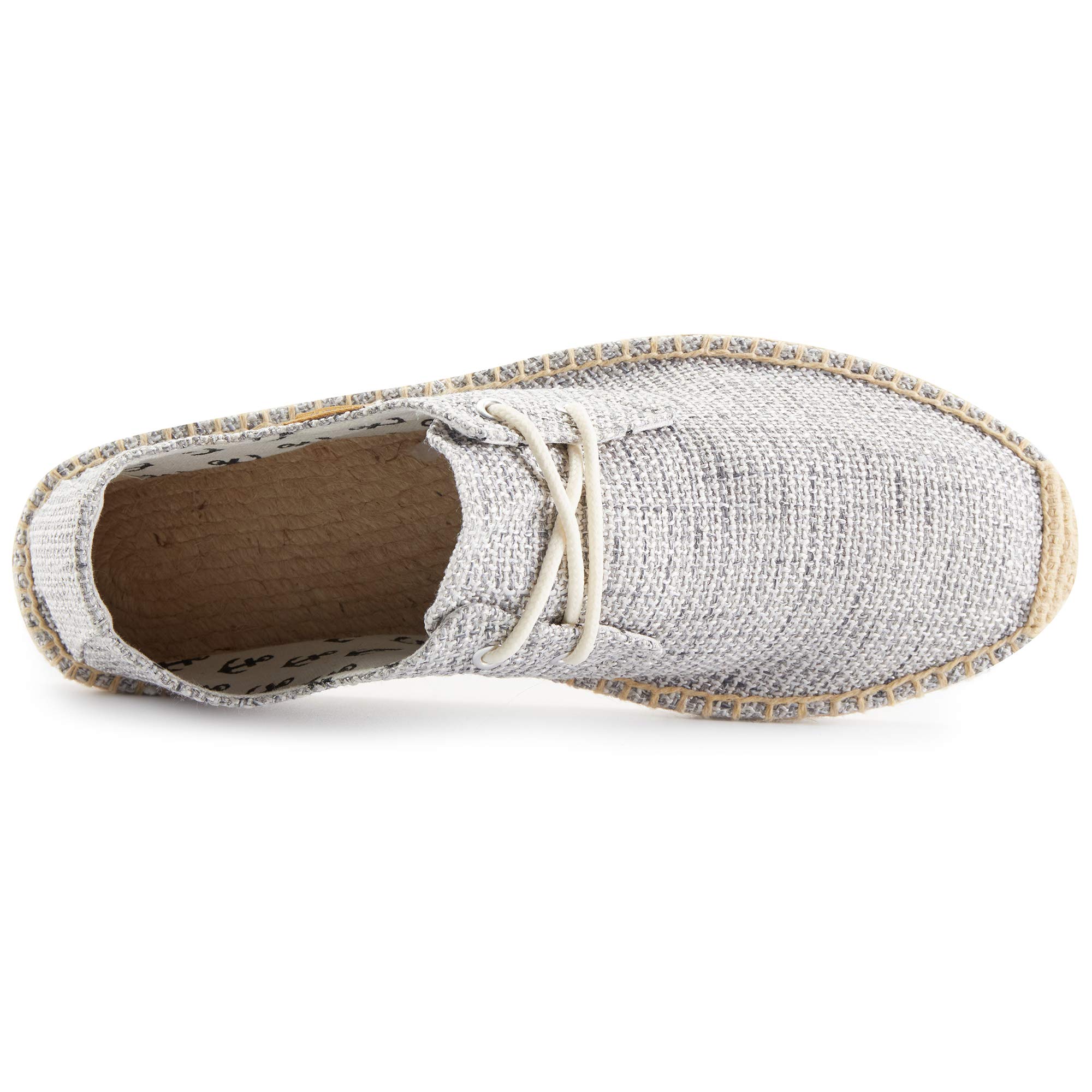 Chaussures Espadrille Lacets en Toile décontractées pour Hommes