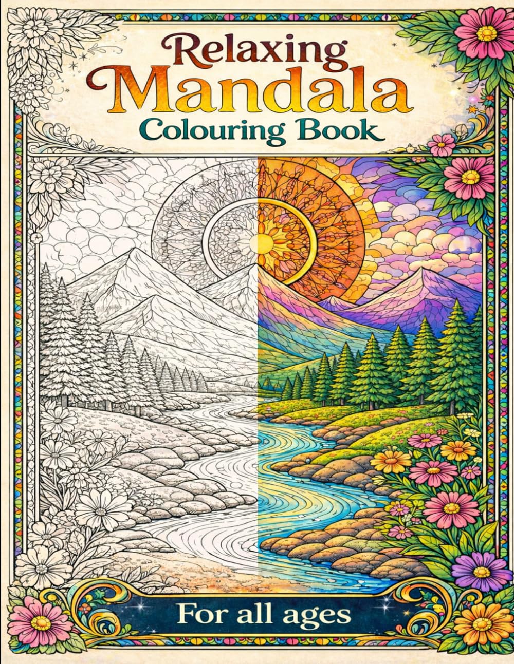 Mandala Colouring Book: Relaxing Stress Relief Designs for Mindfulness, Anxiety Relief & Calm