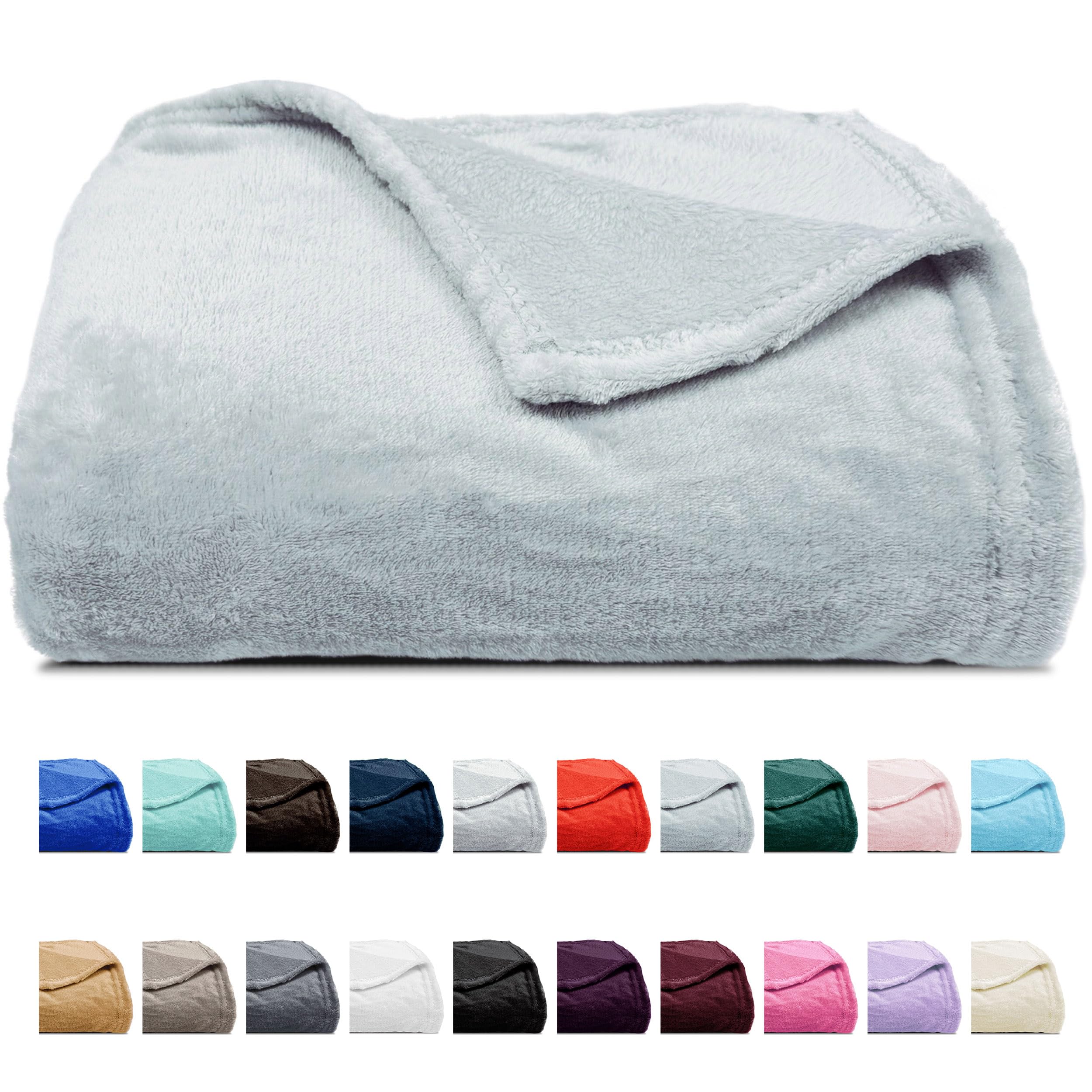 MANEMI - Manta Franela 220 x 240, Manta sofá, Microfibra 100% Poliéster Extra Suave, Manta para Cama, sobre Cama, Plaid