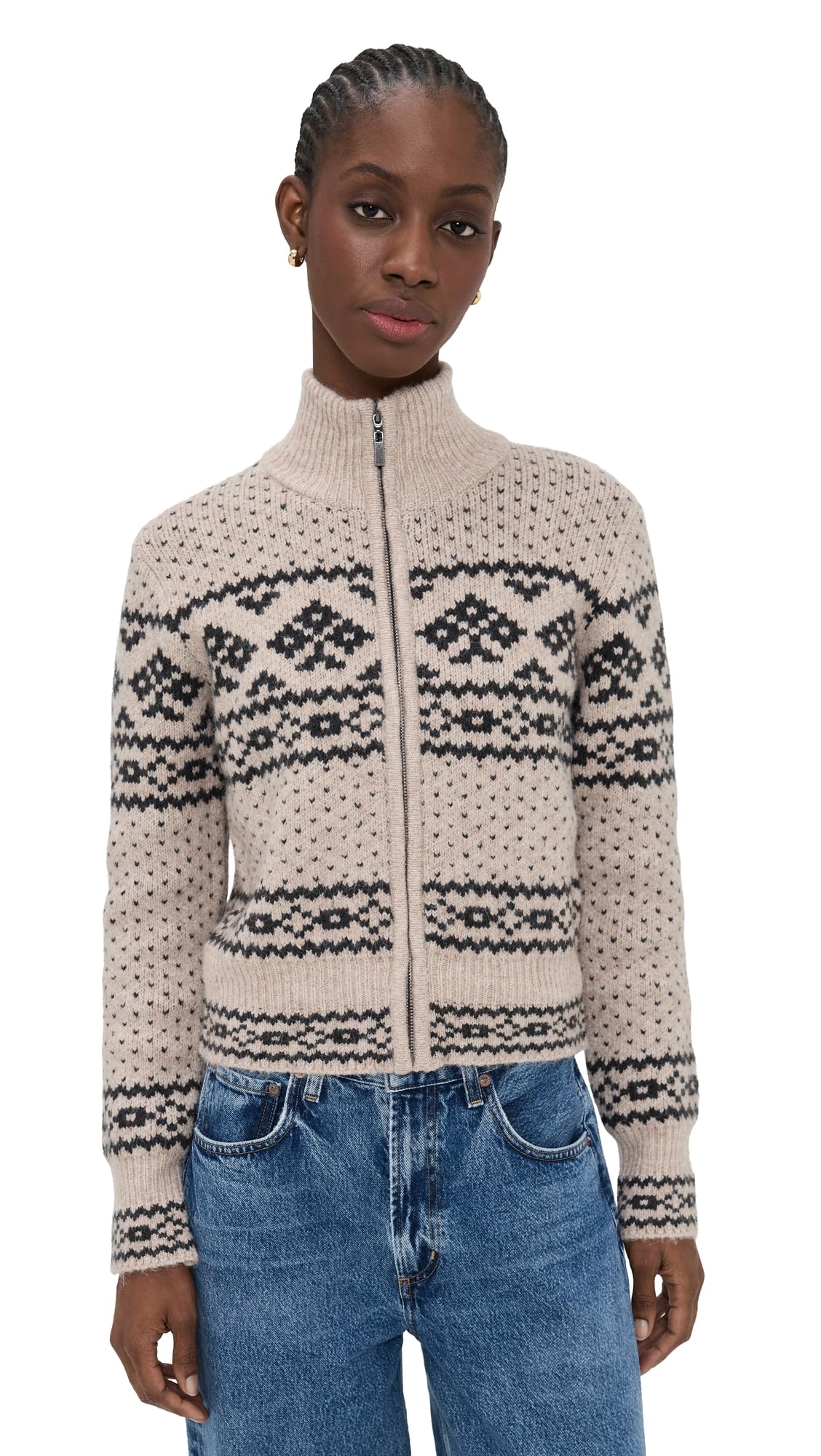 Z Supply Womens Bismarck Zip Cardigan