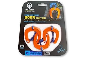 First Responder Door Stop. Glow in The Dark Orange. Stops Doors from...