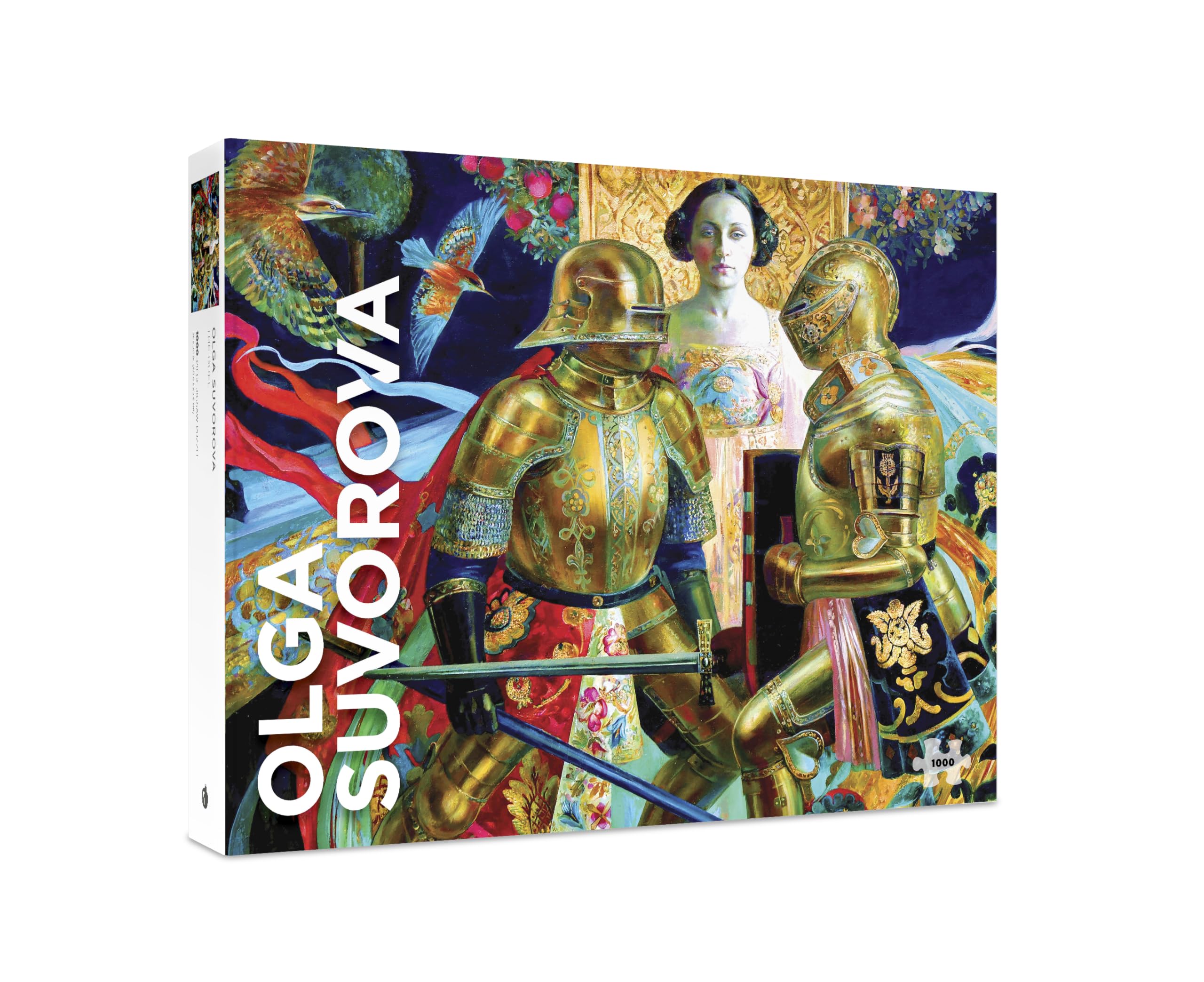Pomegranate Puzzle de 1000 pièces, Le duel de Suvorova, portrait d'une femme | Finition mate, ajustement parfait, puzzle de 63,5 x 50,8 cm pour adultes, portrait, art russe, le duel d'Olga Suvorova