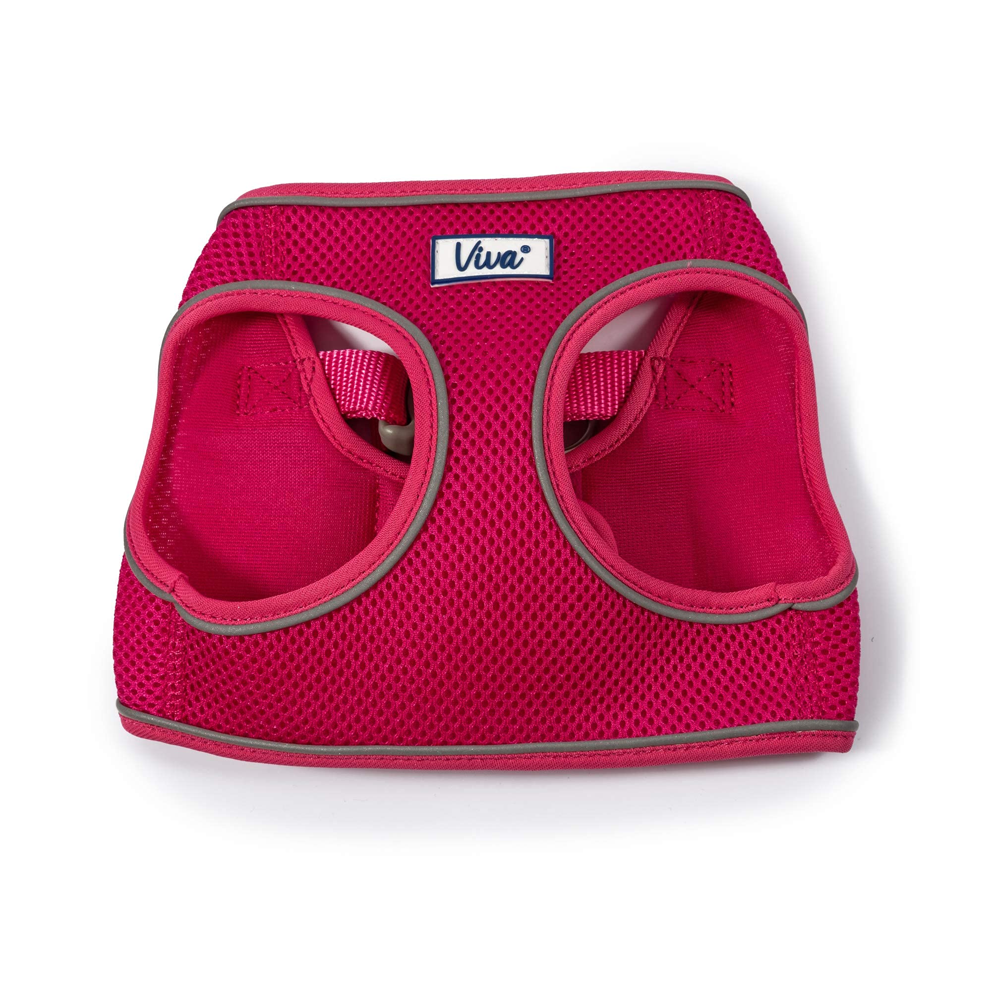 Ancol Viva Step In Dog Harness in Pink - Breathable Reflective Band Weatherproof Pet Accessory - Comfort Puppy Walking Leash - 41-47cm S/M