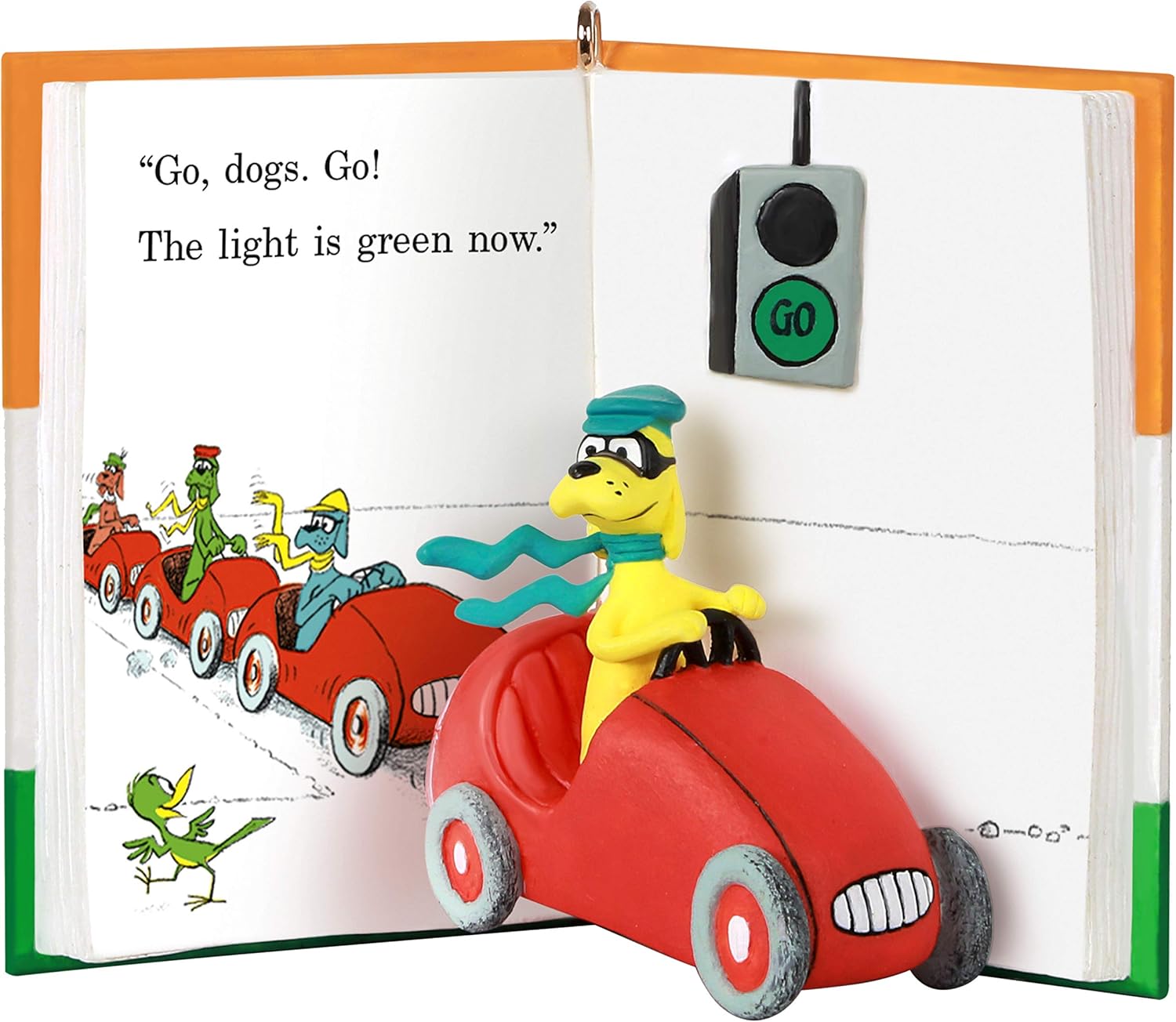 Amazon.co.jp Hallmark 記念品 クリスマスオーナメント 2020 P.D. Eastman Go、Dog。 Go