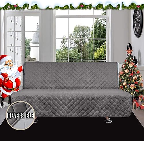 Miniatura 643 de Easy-Going - Funda reversible para sofá, resistente al agua, con varillas de espuma y correas elásticas, protector de muebles para mascotas y perros