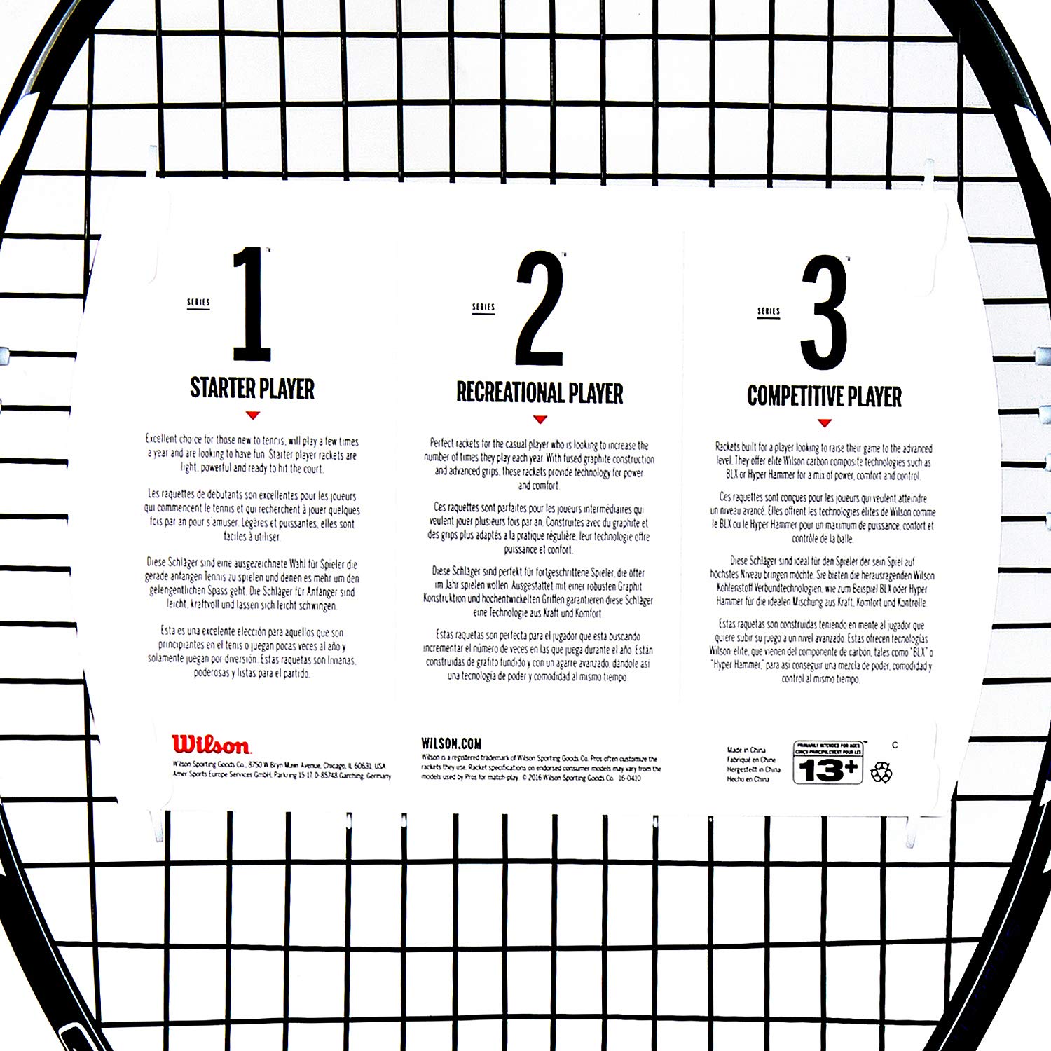 Raquette de tennis Wilson Fusion XL | Tennis Zone | Boutique