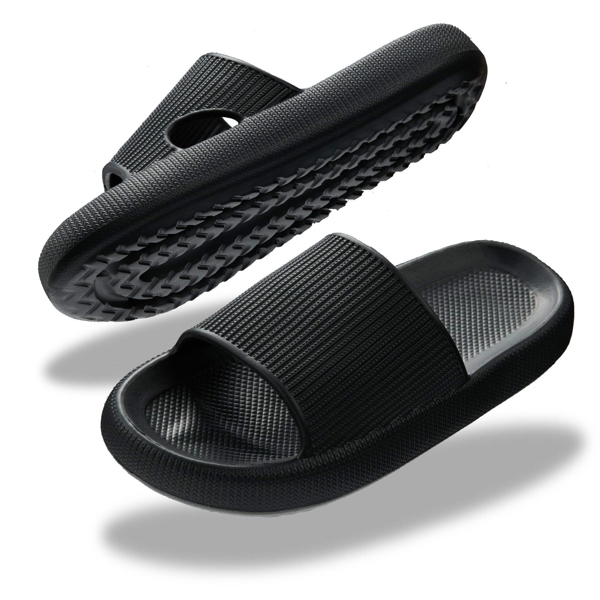 Donpapa Badeschuhe Damen Herren Weich Hausschuhe rutschfest Badeschlappen Leicht Sommer Dusche Indoor Outdoor Schlappen Flops