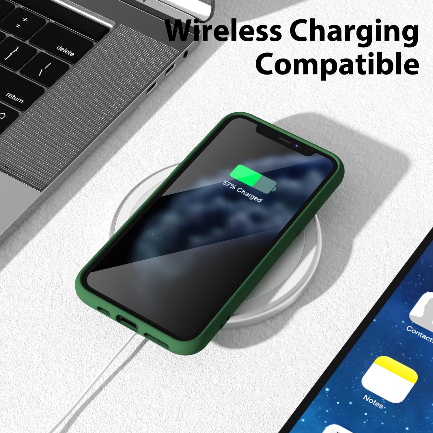 oakxco for iPhone 17 Pro Max Phone Case Liquid Silicone, Cute Thin Slim Grip Soft Rubber Gel for Women Men, Smooth Matte TPU Plain Solid Color Girly Simple Case with Camera Cover, Light Pink — view 1887