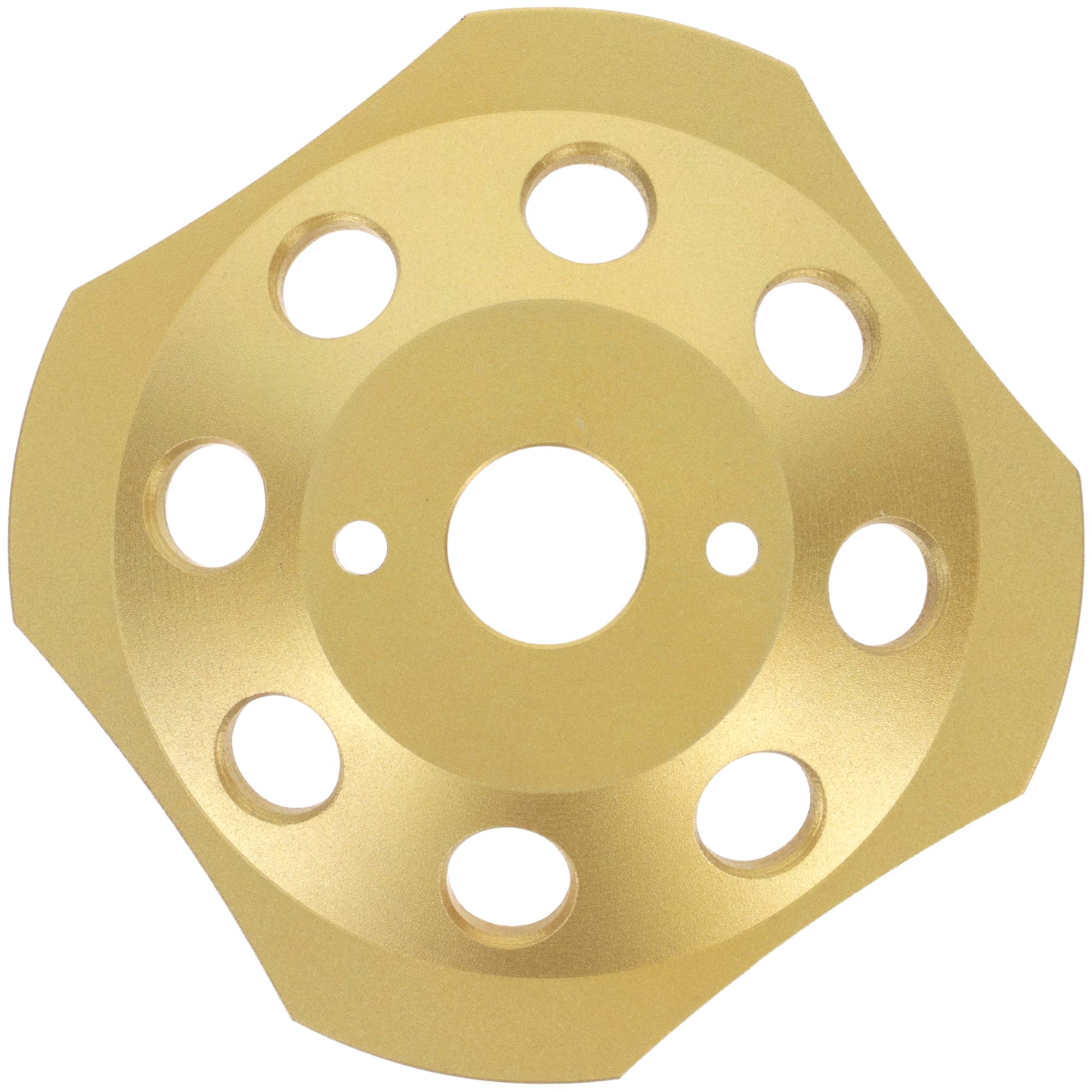 PRODIAMANT PKD - Muela de diamante para amoladora angular de hormigón, 125 mm, 4 segmentos para hormigón, pavimento y revestimientos adhesivos