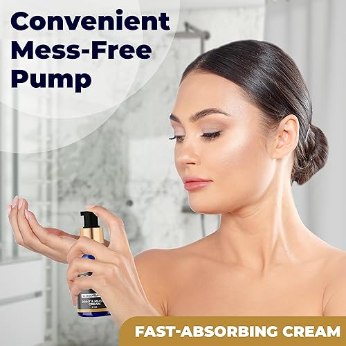 Miniatura 2 de Zenrenu DMSO Crema para comodidad muscular y articular, fórmula 40 en 1 con 13 aceites esenciales, árnica, aloe vera y MSM, tópico de rápida