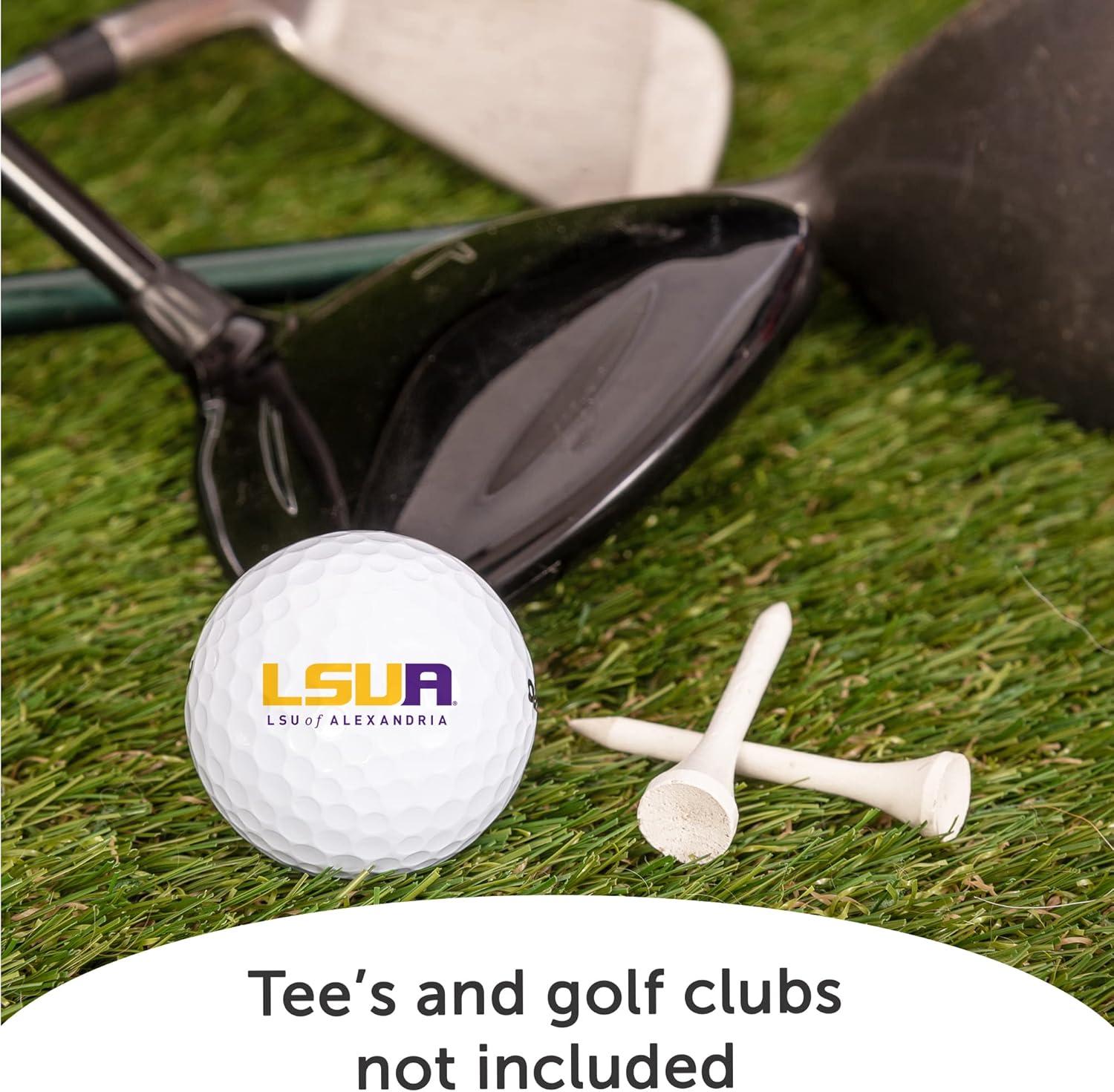 Desert Cactus Louisiana State University Alexandria Golf Balls 12 Pack – LSUA Generals Full Color Dozen – Officially Licensed Sport Team Accessory