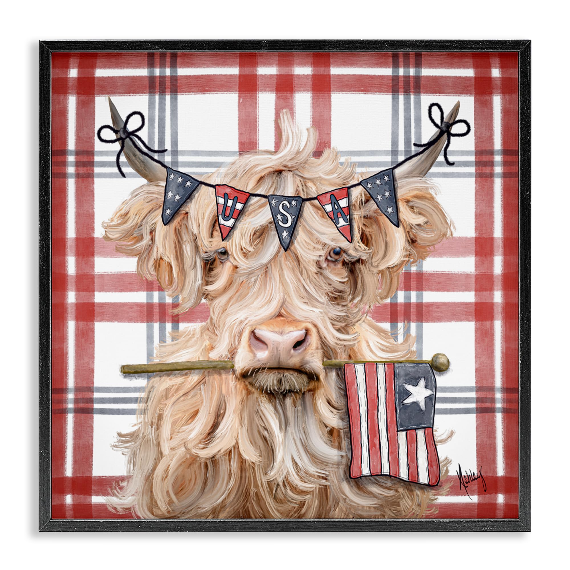 Impression giclée motif écossais États-Unis Stupell Industries haut de gamme