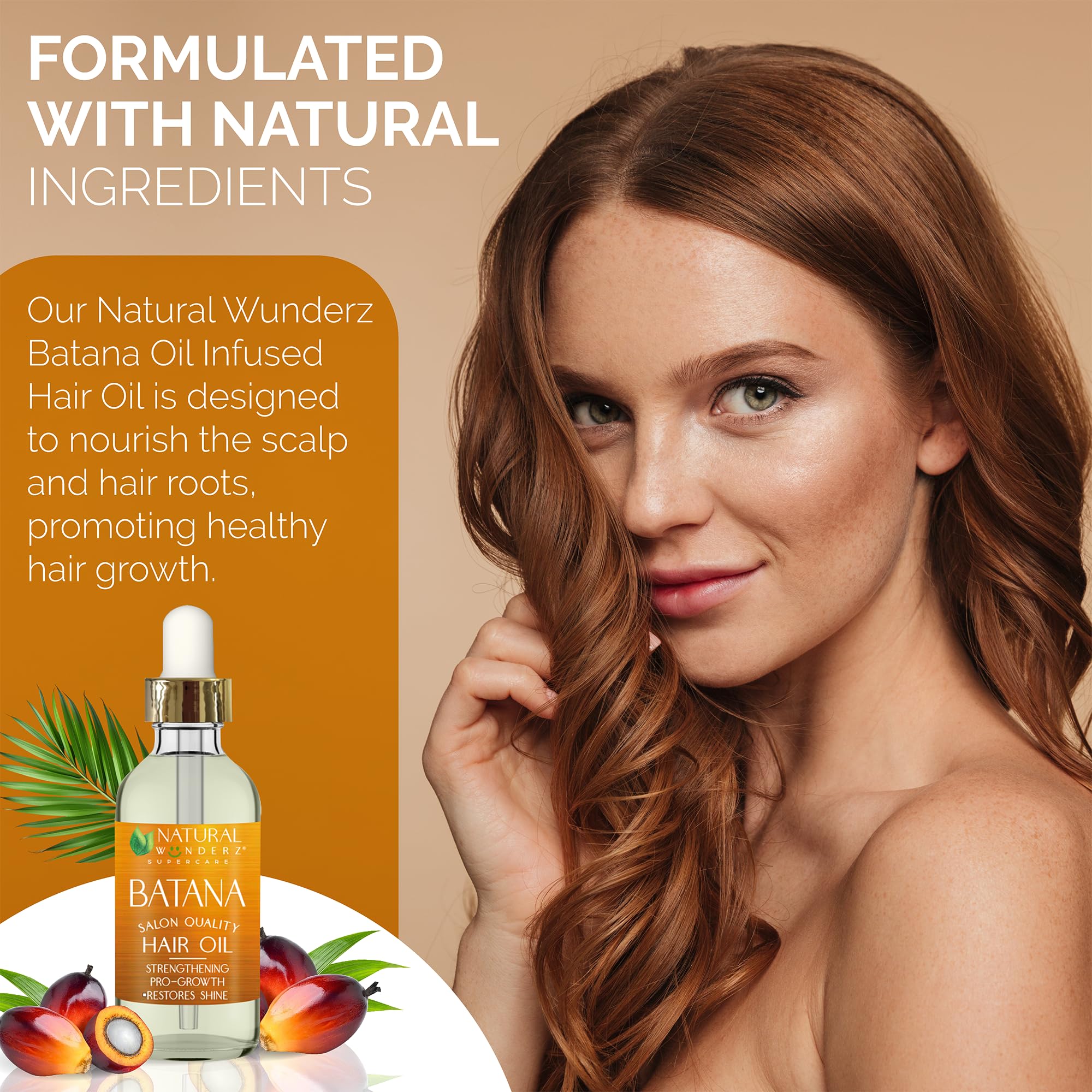 Amazon.com: Natural Wunderz Batana Hair Oil – Nourishing Blend