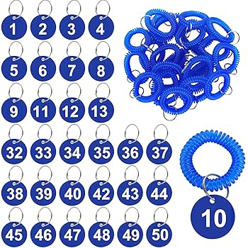 名札・番号札 (鉄道荷札) 連番荷札 各色1組(1〜100番)入 BF-105 オープン工業 番号札