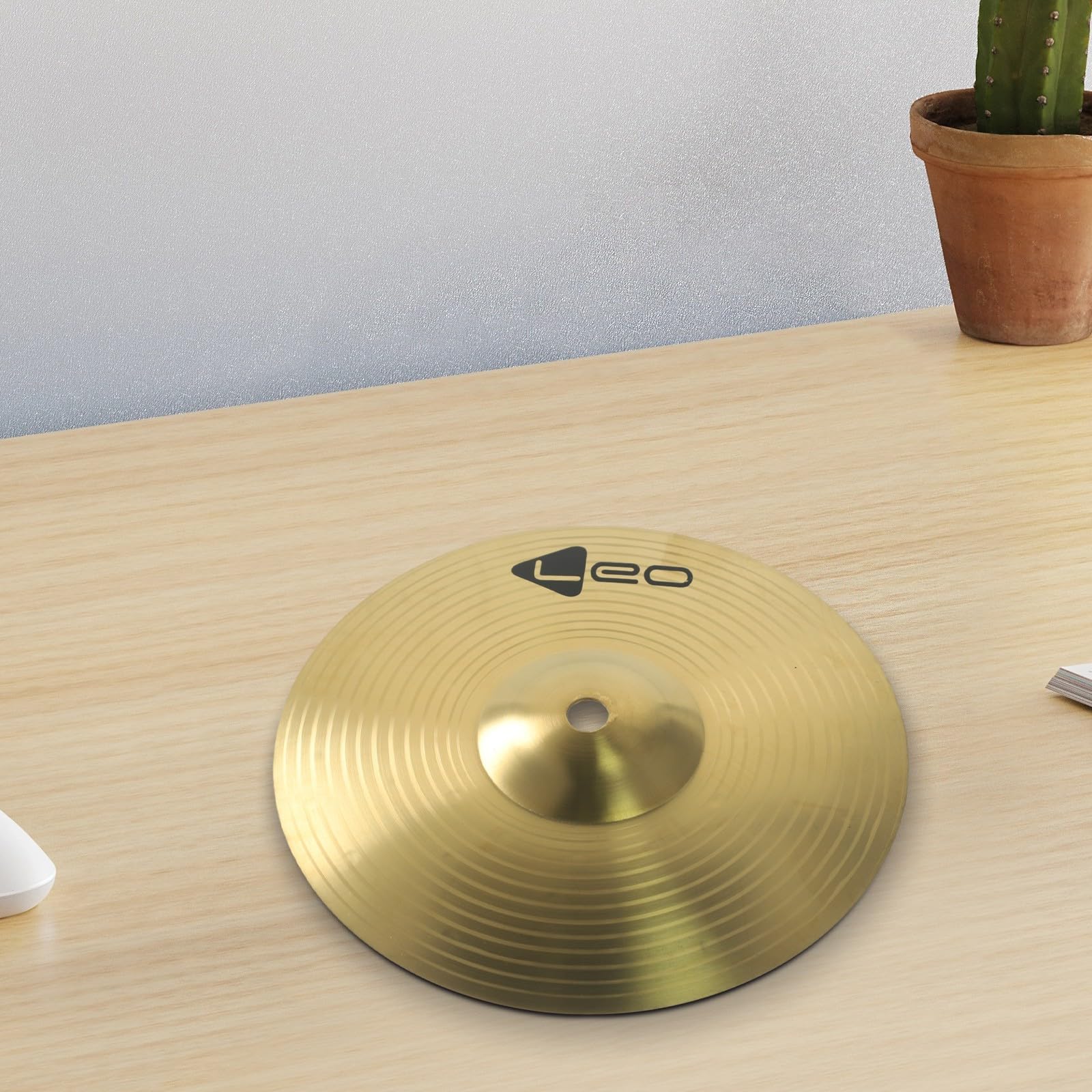 Ensemble de cymbales en laiton pour percussion Splash Crash Hi Hat Jazz Drum pour instrument en laiton (20,3 cm)