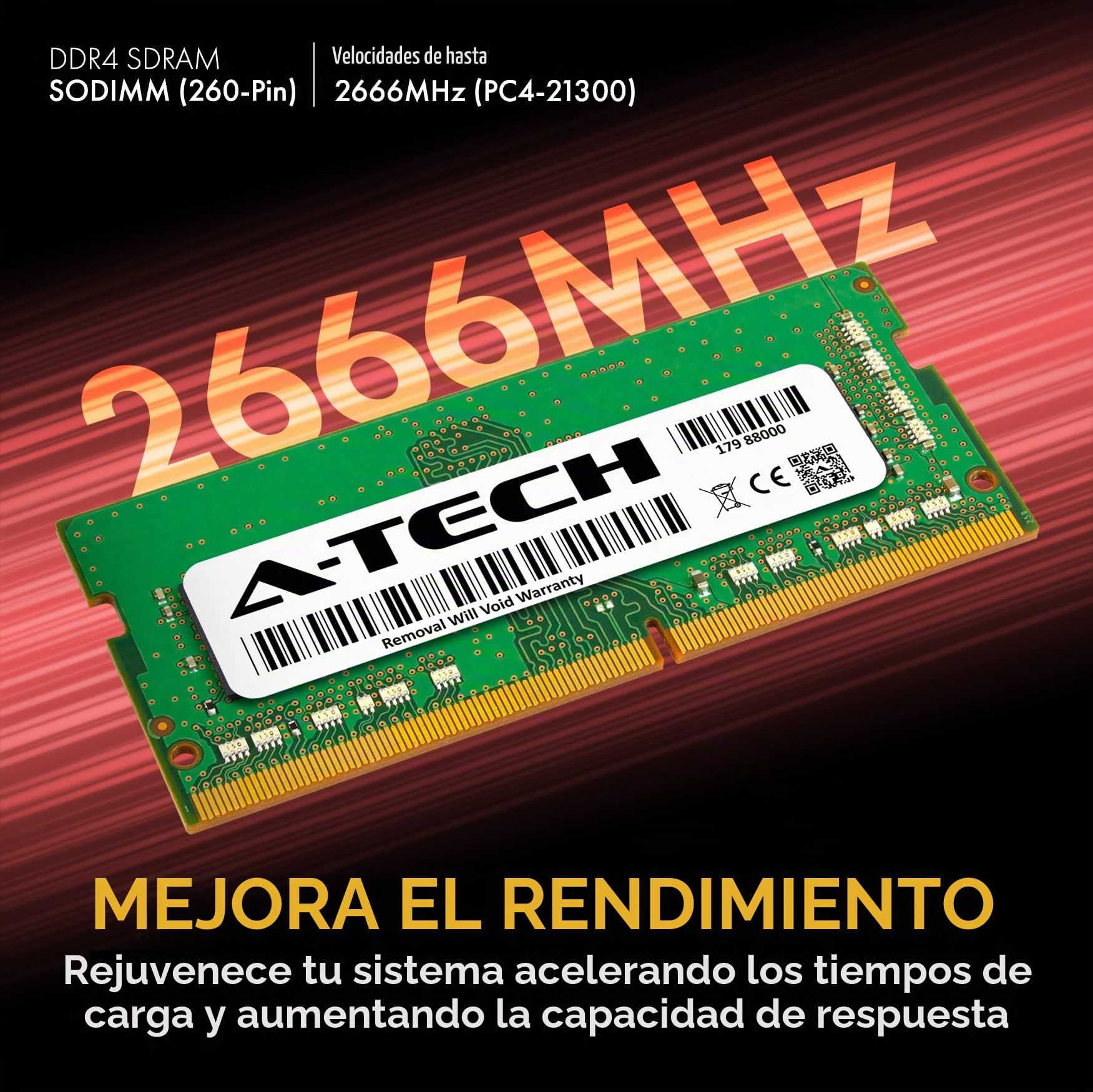 Amazon.com: A-Tech 4GB DDR4 2666MHz PC4-21300 (PC4-2666V) CL19