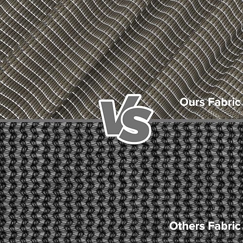 Miniatura 5 de INFRANGE Toldo de repuesto para pérgola, permeable, de alta densidad de 3 x 32 pies, color marrón hueco, para patio, privacidad, panel de pantalla