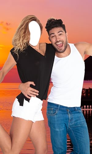 Montagem de foto de casal