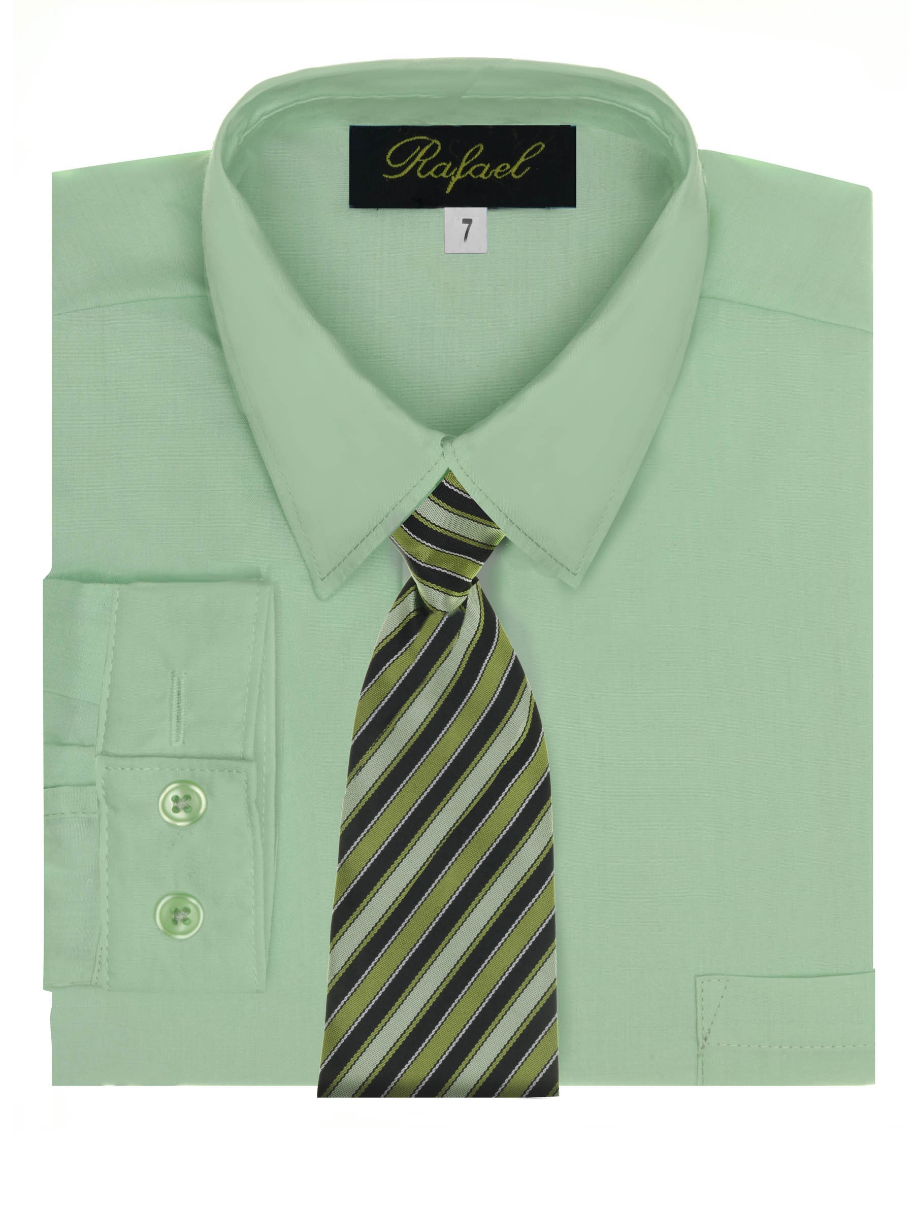 Rafael Boy's Dress Shirt & Tie