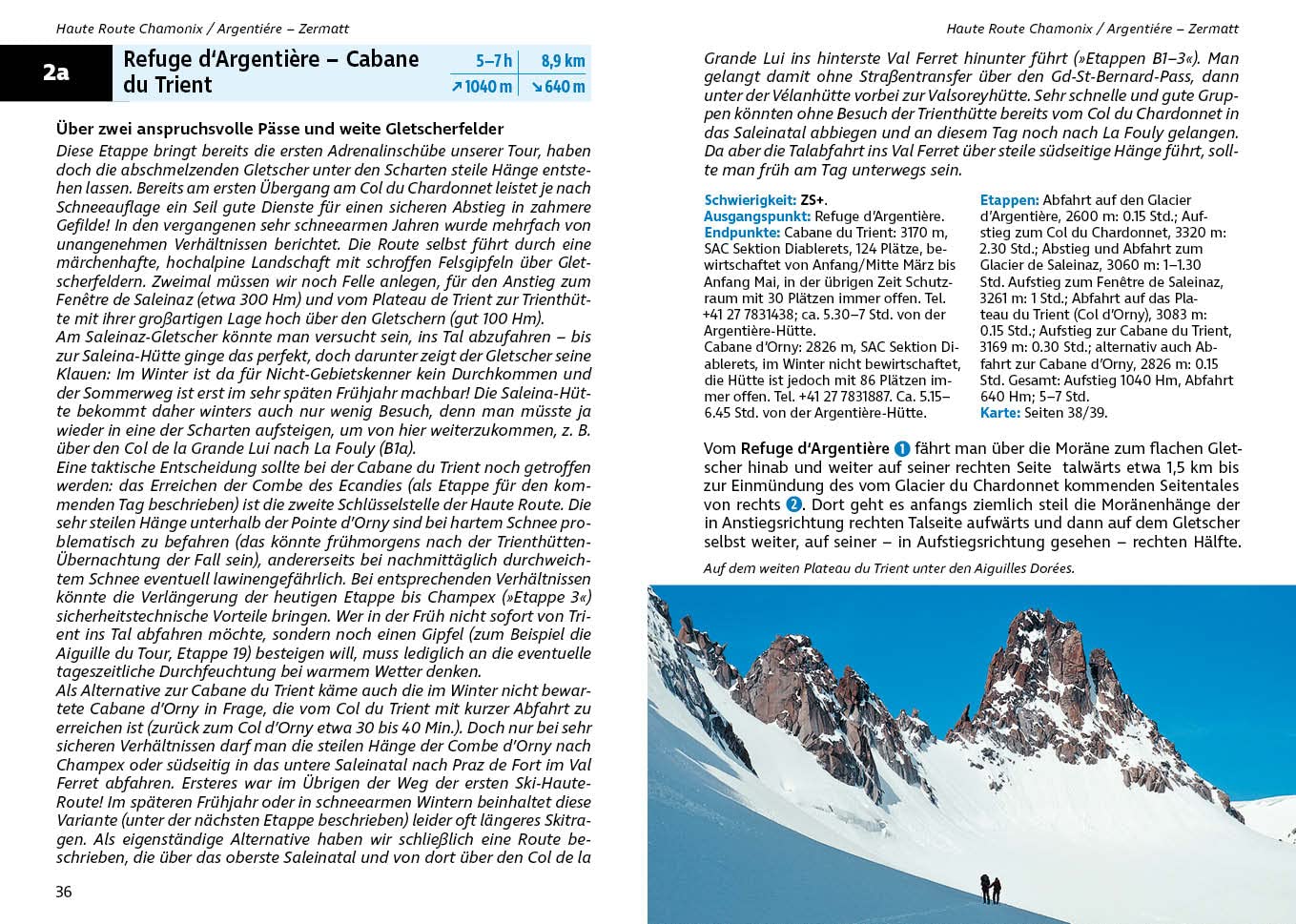 Haute Route: Von Chamonix nach Zermatt / Saas Fee. Alle Etappen. Mit GPS-Tracks (Rother Skitourenführer)